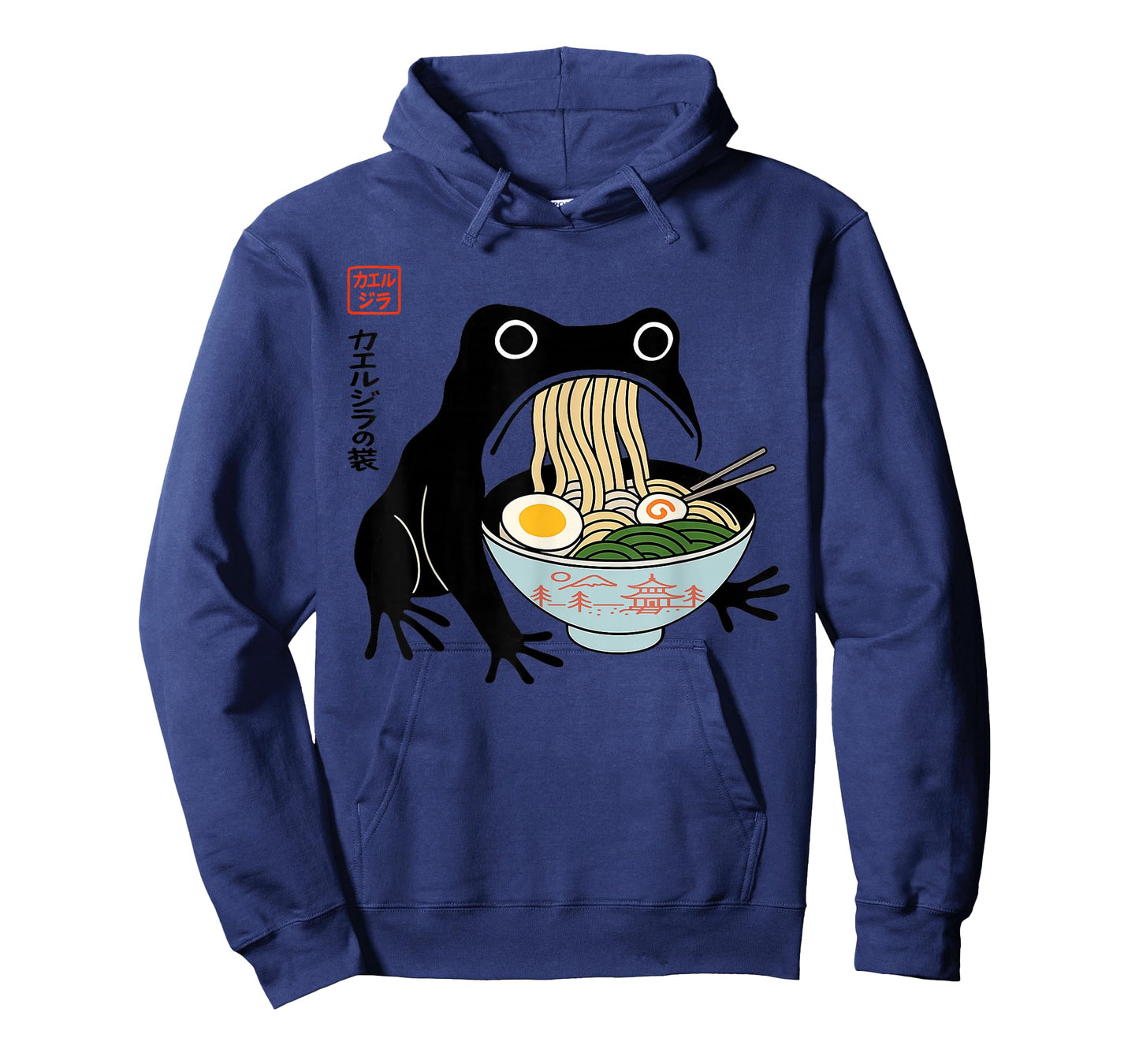 Funny Frogzilla Grumpy Frog Ramen Japanese Art Amphibian T-Shirt