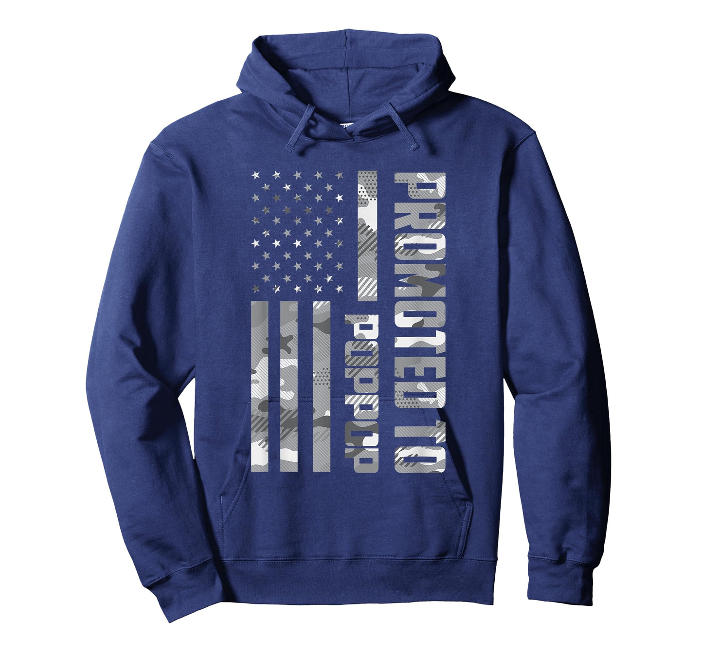 Promoted To Poppop US Flag Camo Father's Day Preganancy T-Shirt