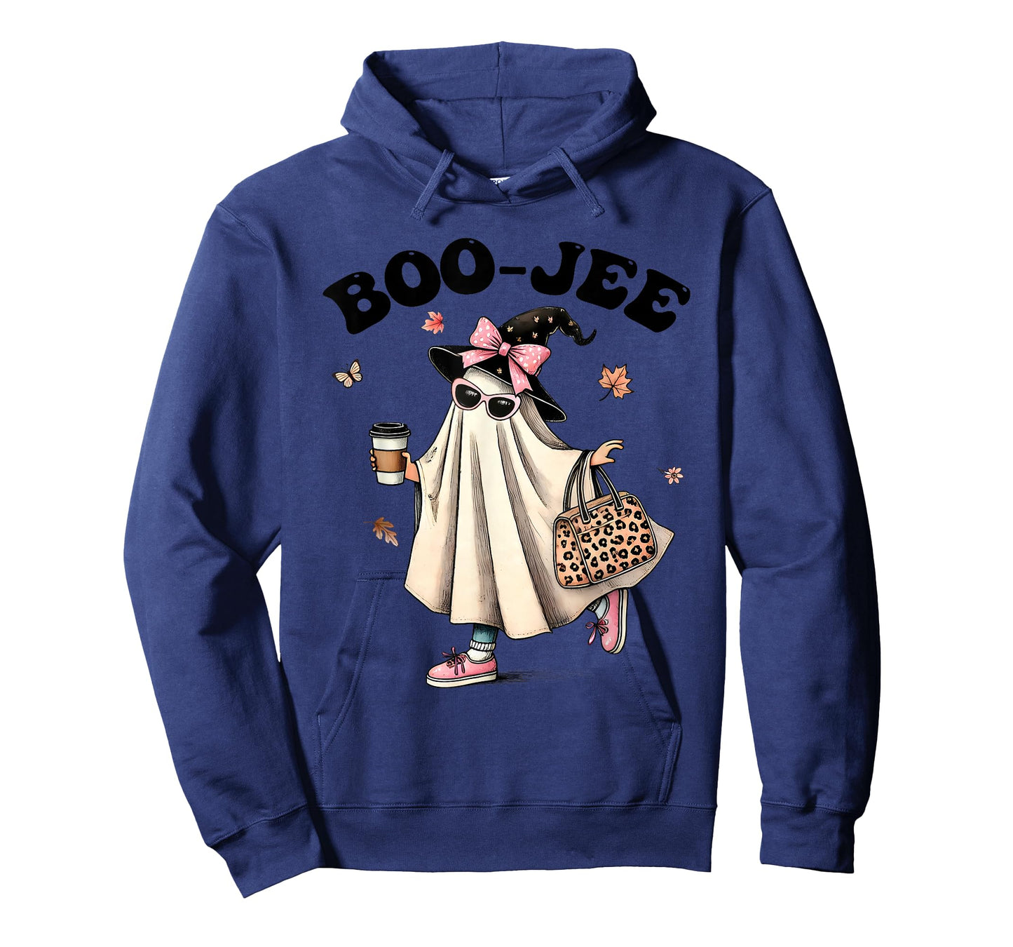 Cute Ghost Boujee Boo-JEE Funny Halloween Spooky Season T-Shirt