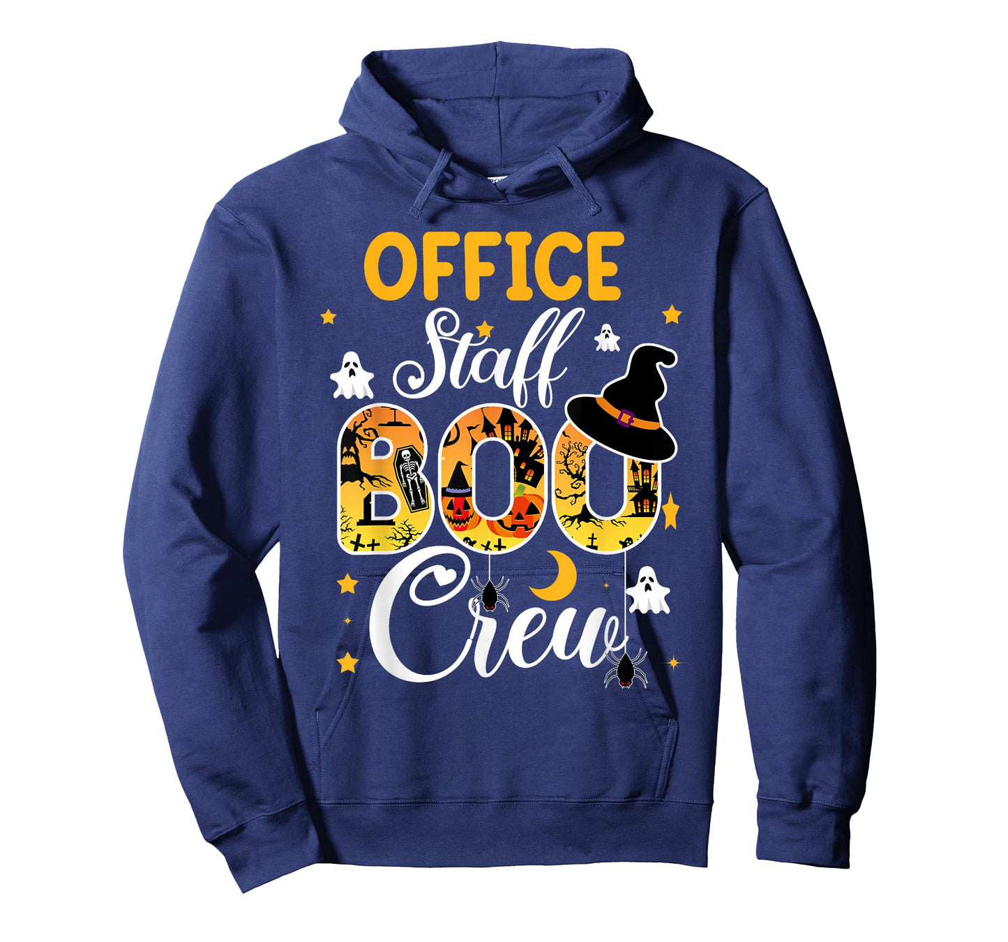 Office Staff Boo Crew Funny Halloween Matching Costume T-Shirt