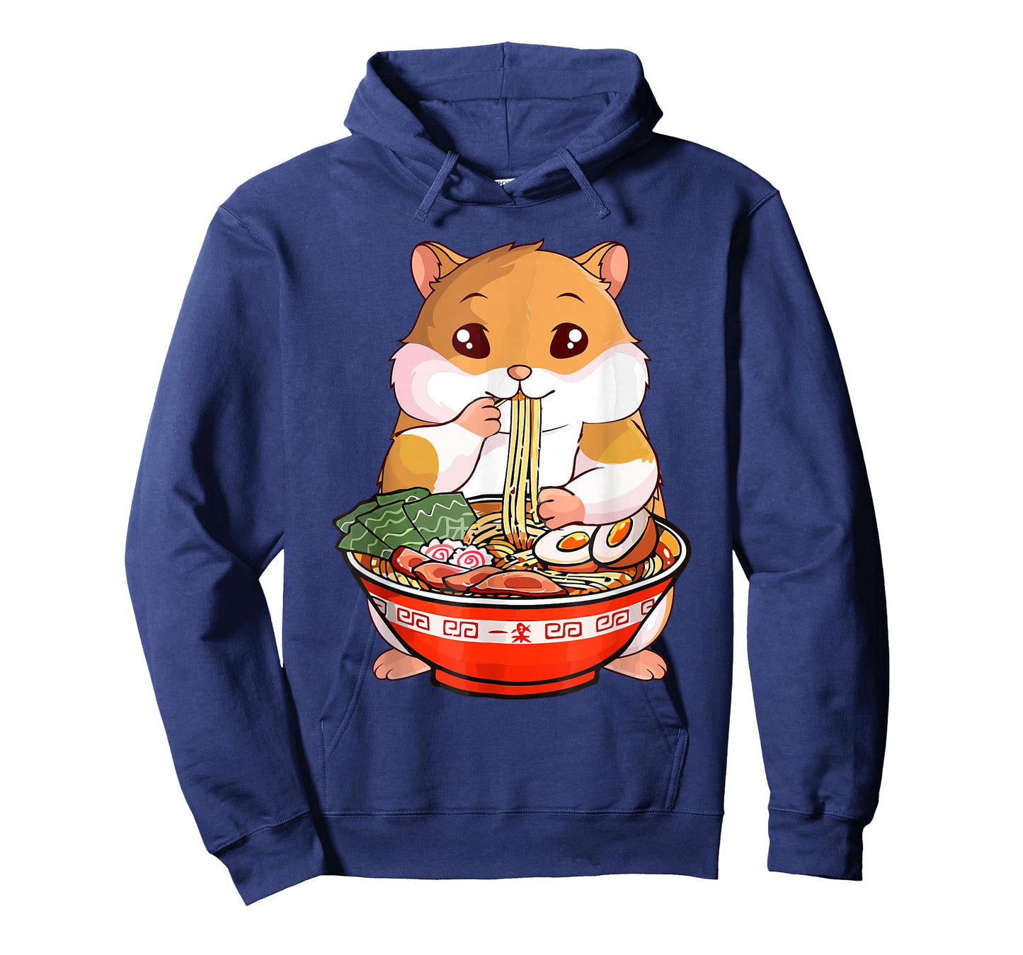 Cute Hamster Ramen Lover Funny Kawaii Noodle Design T-Shirt