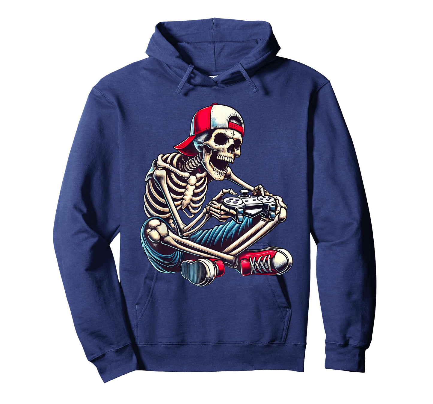 Halloween Skeleton Gamer Video Gaming Boys Girls Men Women T-Shirt