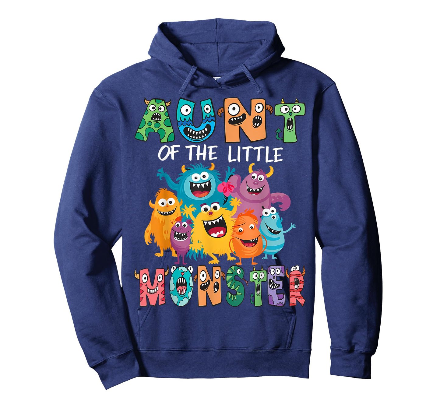 Aunt Of The Little Monster Kids 1St Birthday Party T-Shirt