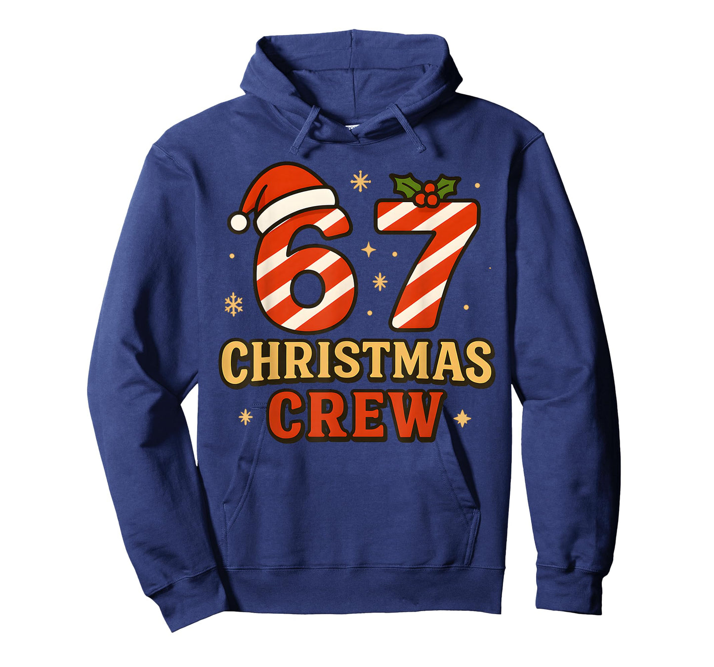 67 Christmas Crew Matching Six Seven Meme Candy Cane Boys T-Shirt