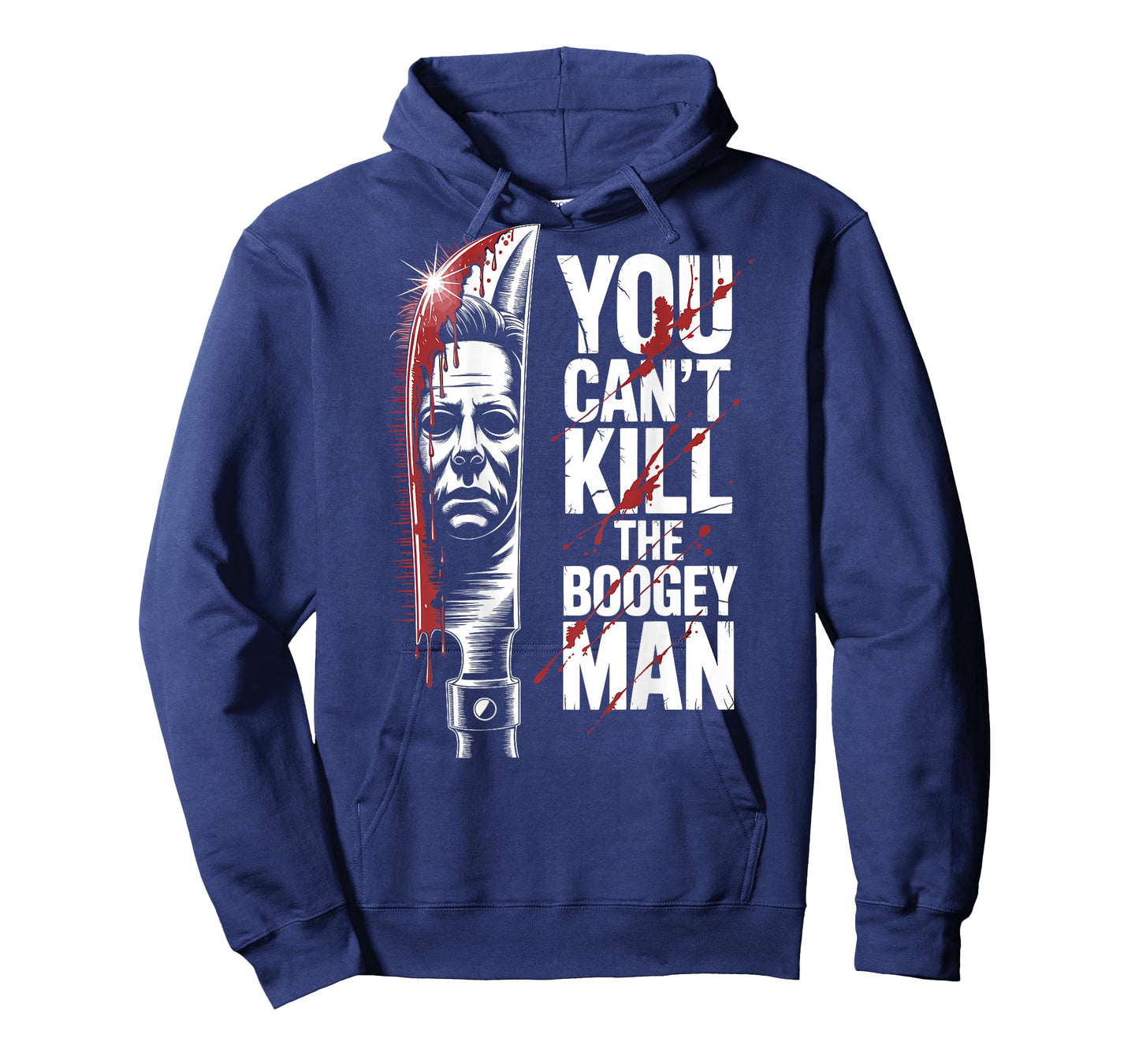 You Can´t Kill The Boogeyman Horror Halloween Back Print T-Shirt