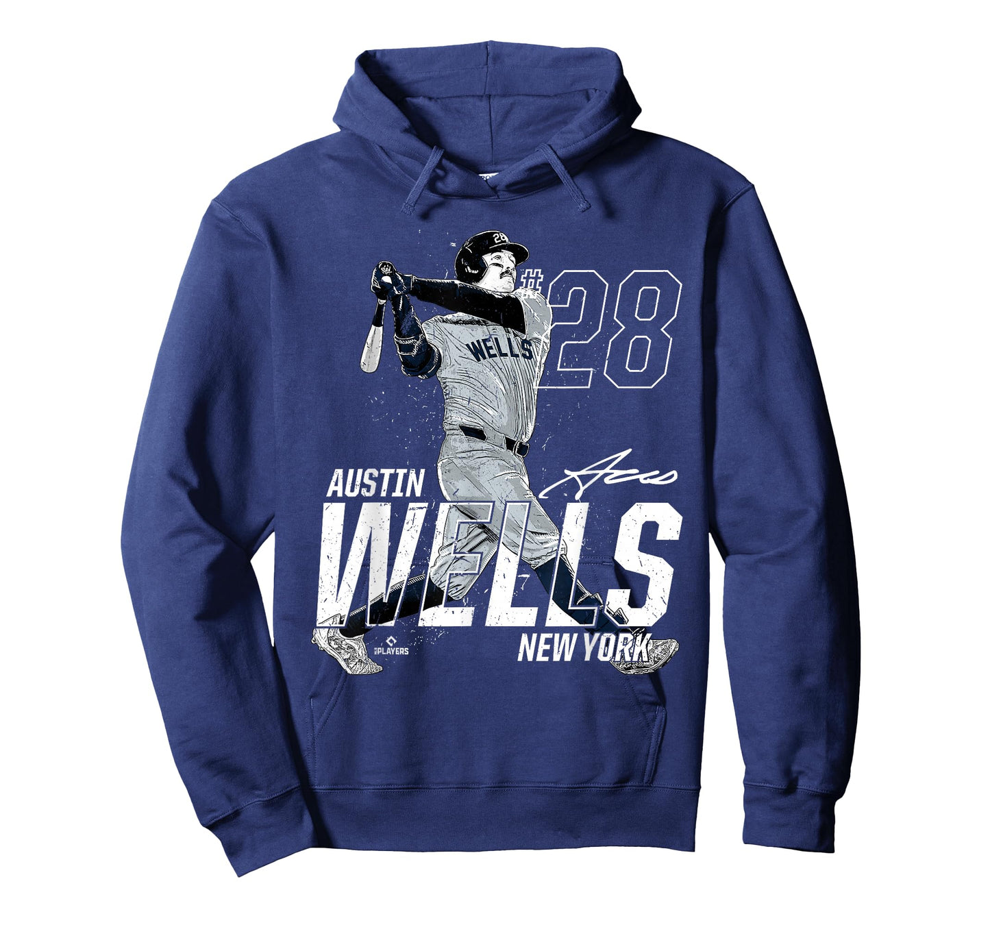 Dynamic Pose Austin Wells New York Baseball MLBPA T-Shirt