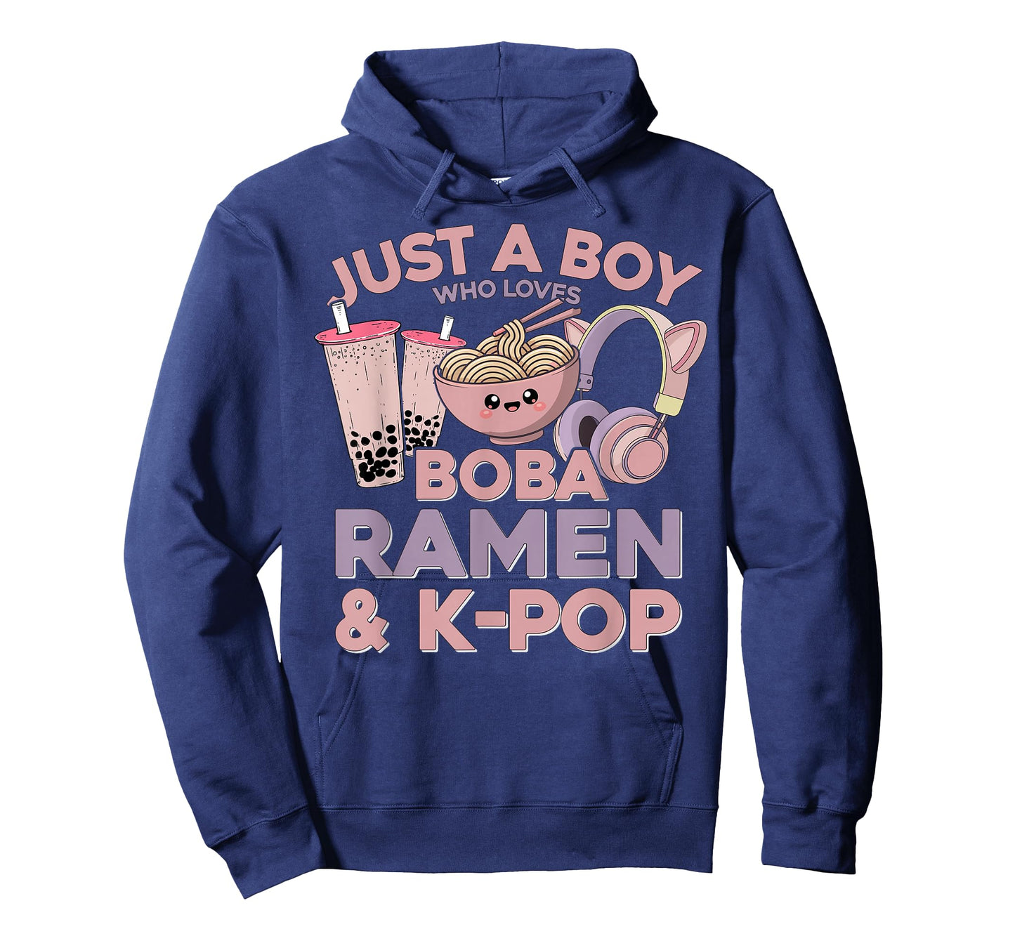 Ramen Kpop Just A Boy Who Loves Boba Ramen K Pop Boy T-Shirt