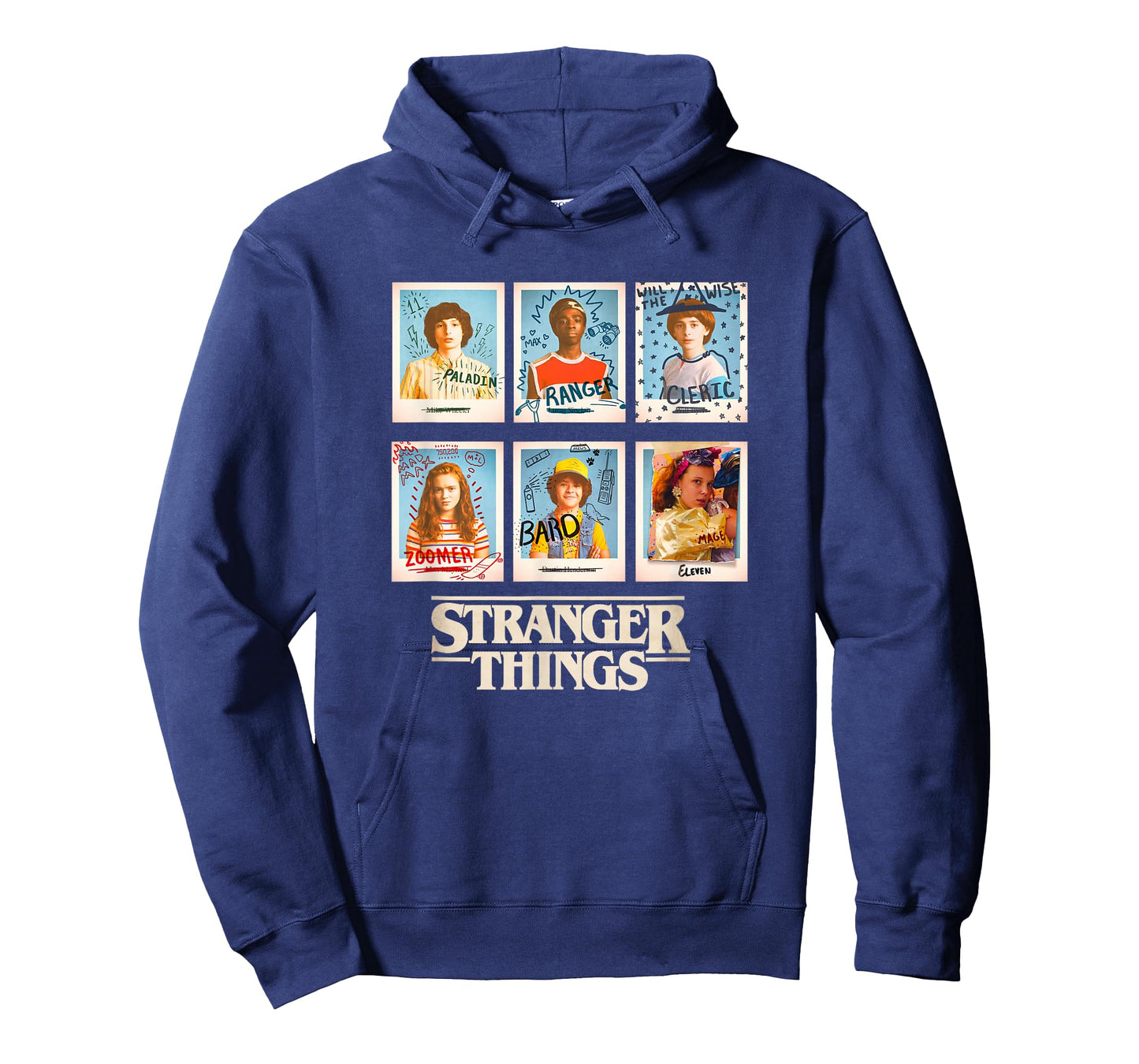Stranger Things Main Characters Vintage Yearbook Pictures T-Shirt