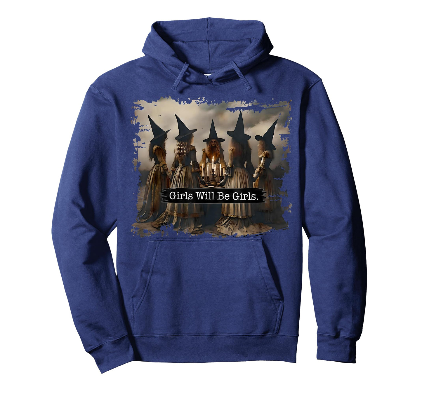 Girl Will Be Girls Witch Witchy Spooky Season Halloween T-Shirt