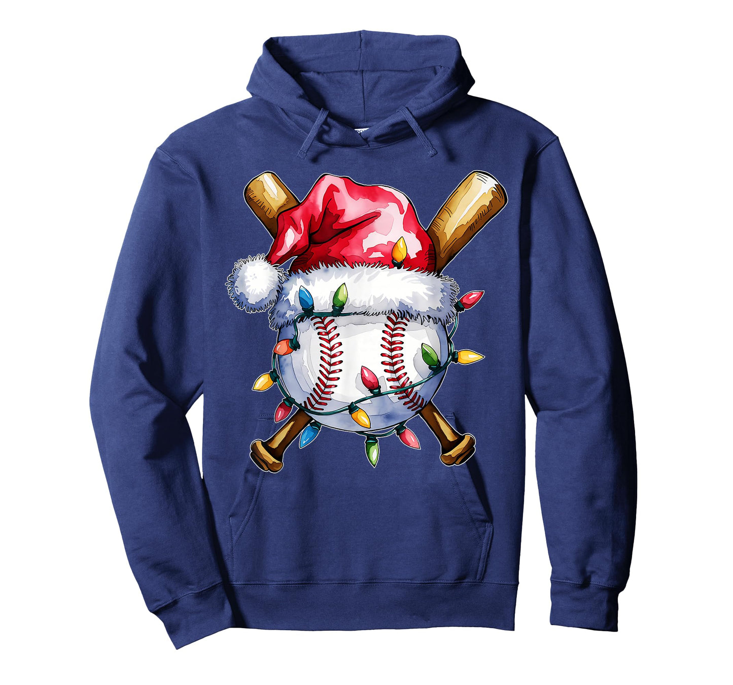 Santa Sports Design For Men Boys Christmas Baseball Player T-Shirt