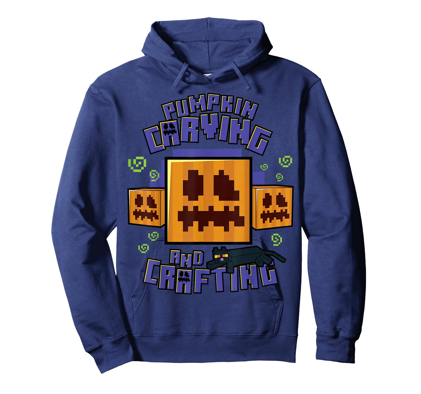Minecraft Pumpkin Carving And Crafting Halloween T-Shirt