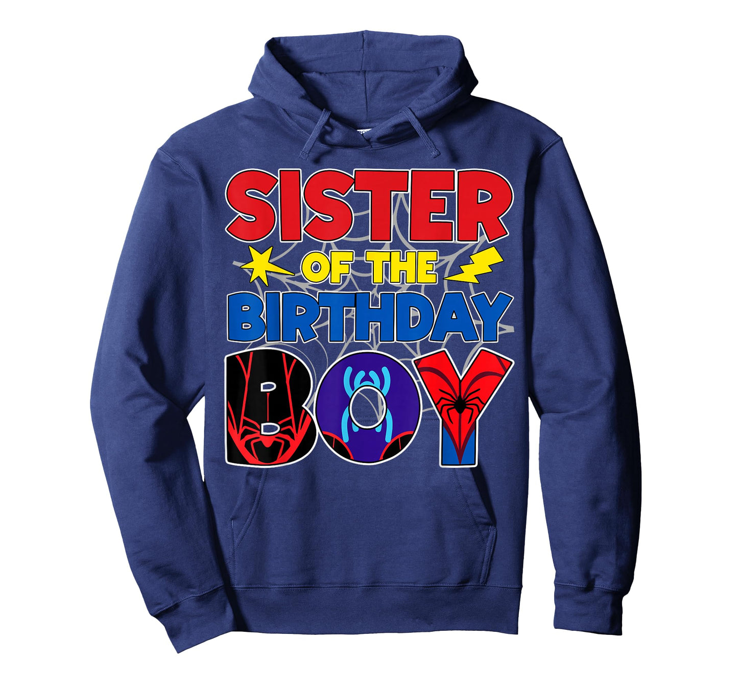 Sister Of The Birthday Boy Matching Spider Family Birthday T-Shirt