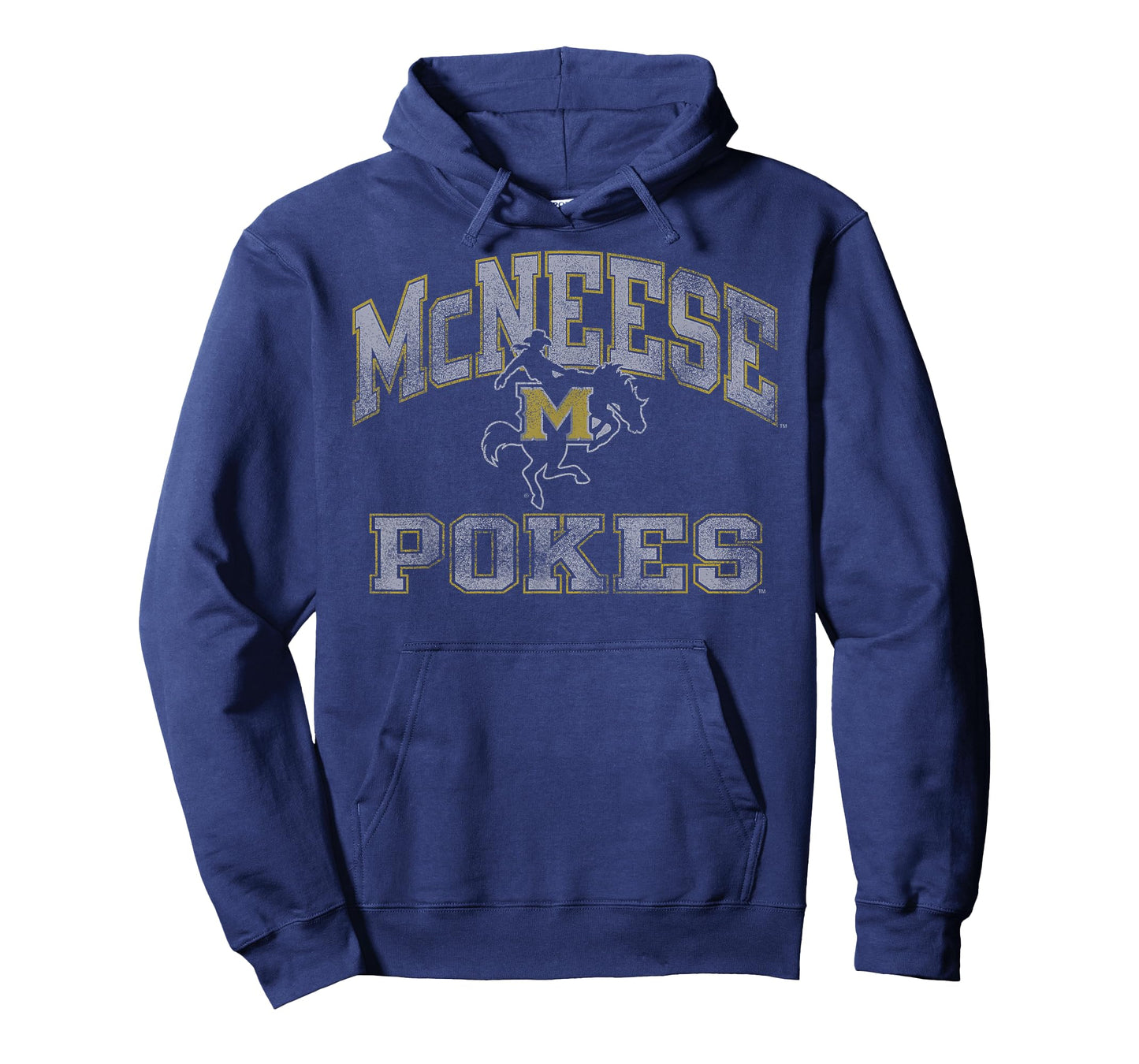 McNeese State Cowboys Vintage Worn Blue Officially Licensed T-Shirt