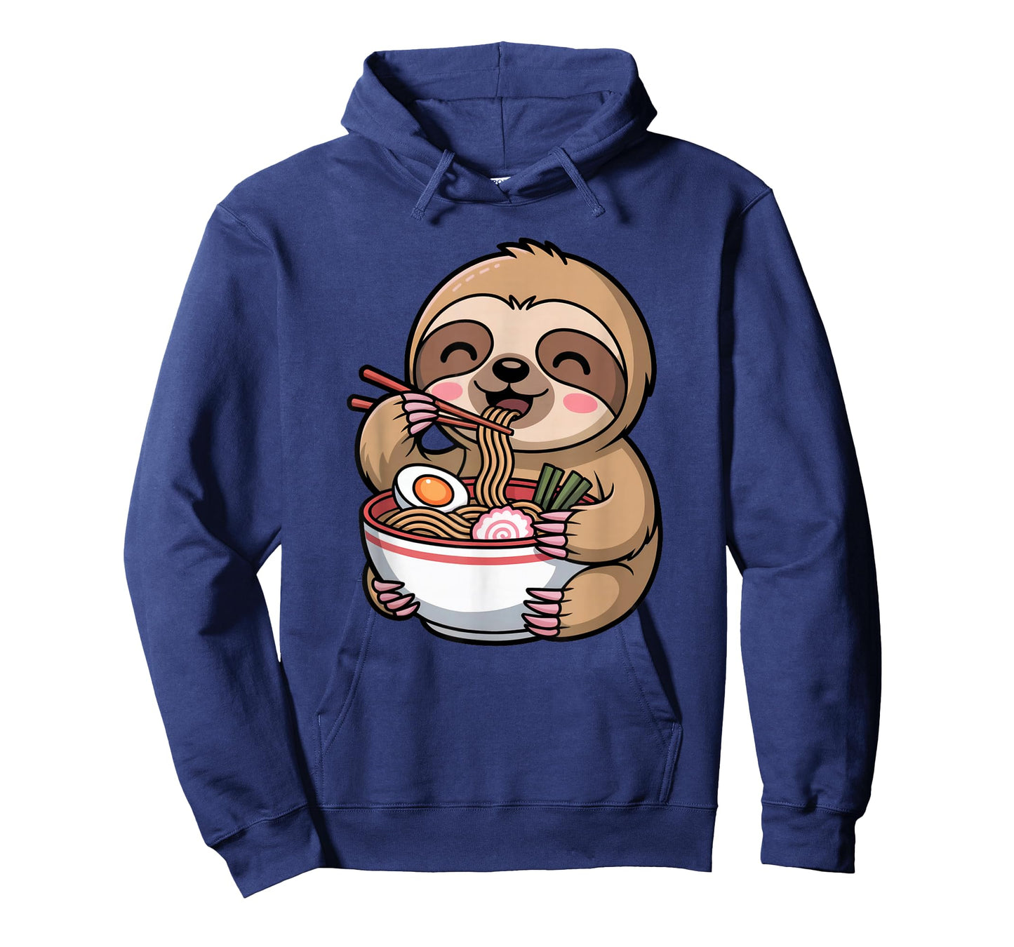 Cute Sloth Eating Ramen Noodles Anime Kawaii Gift T-Shirt