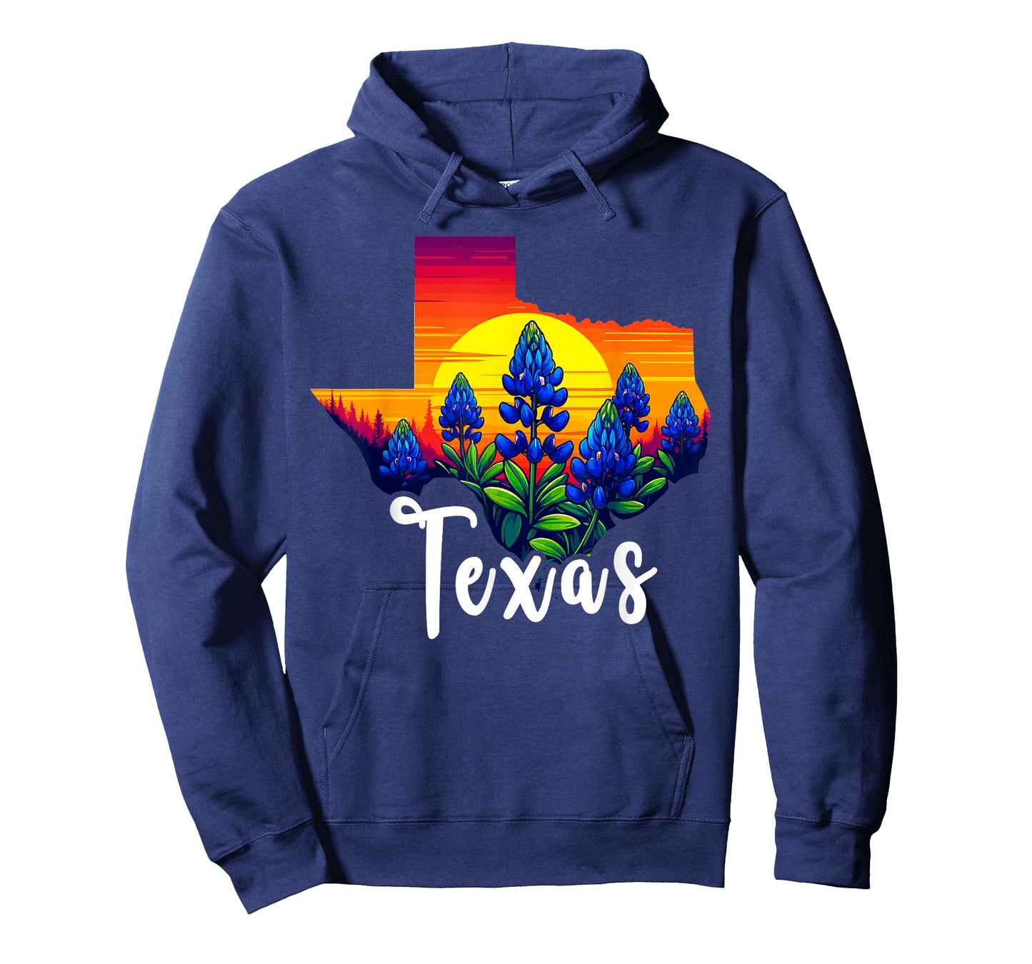 Texas Bluebonnet Sunset Lover Texas Wildflower Bluebonnets T-Shirt