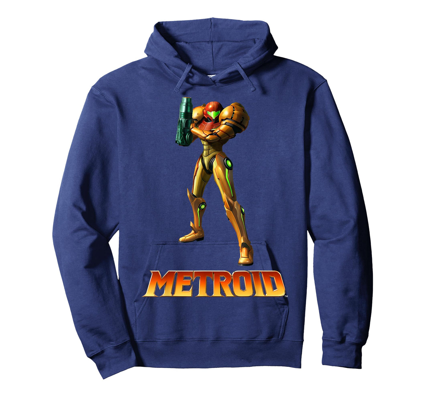 Metroid Samus Aran Full Body Armor Epic Portrait T-Shirt