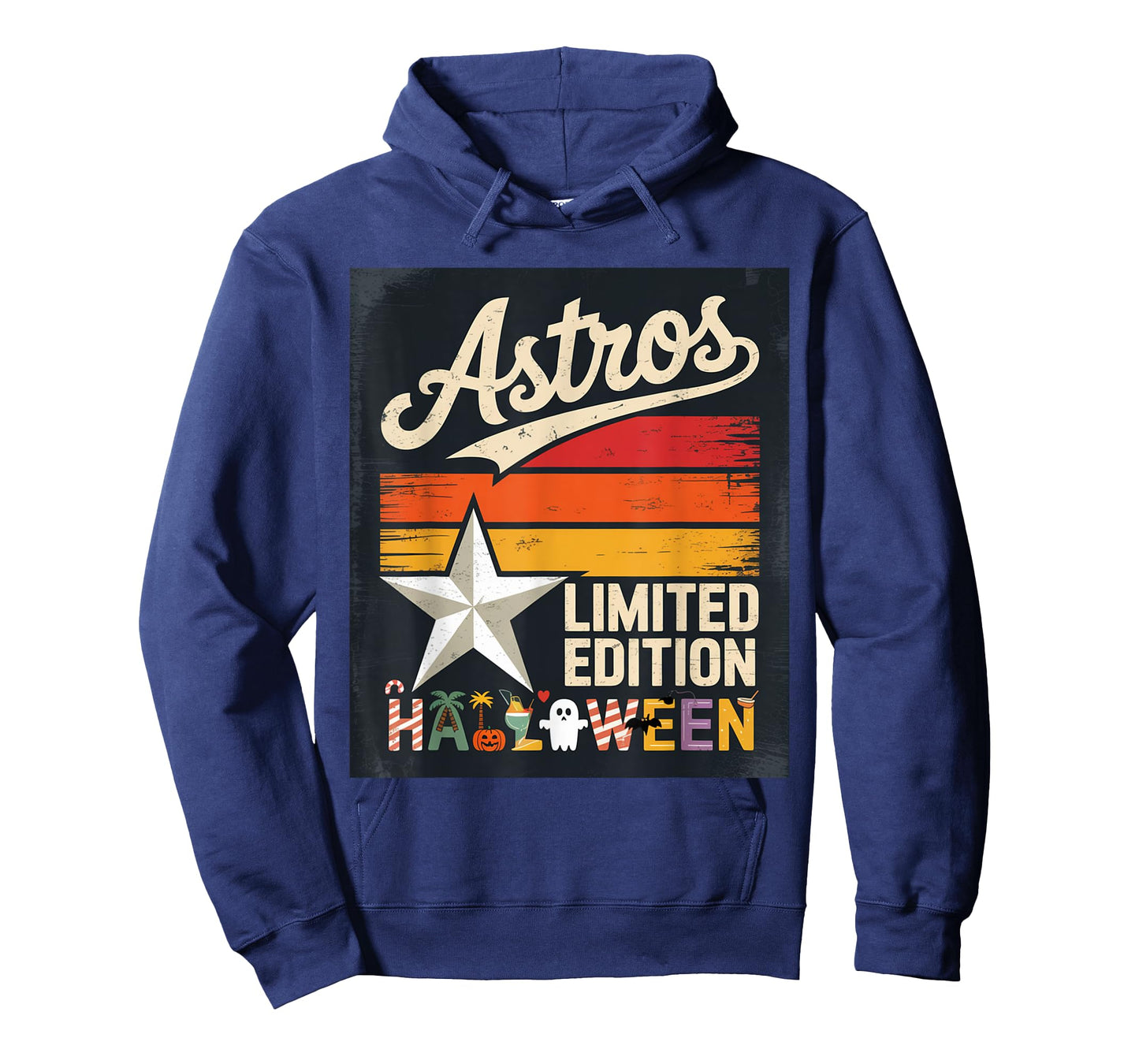 Astros Halloween Limited Edition Retro Sunset Star Spooky T-Shirt