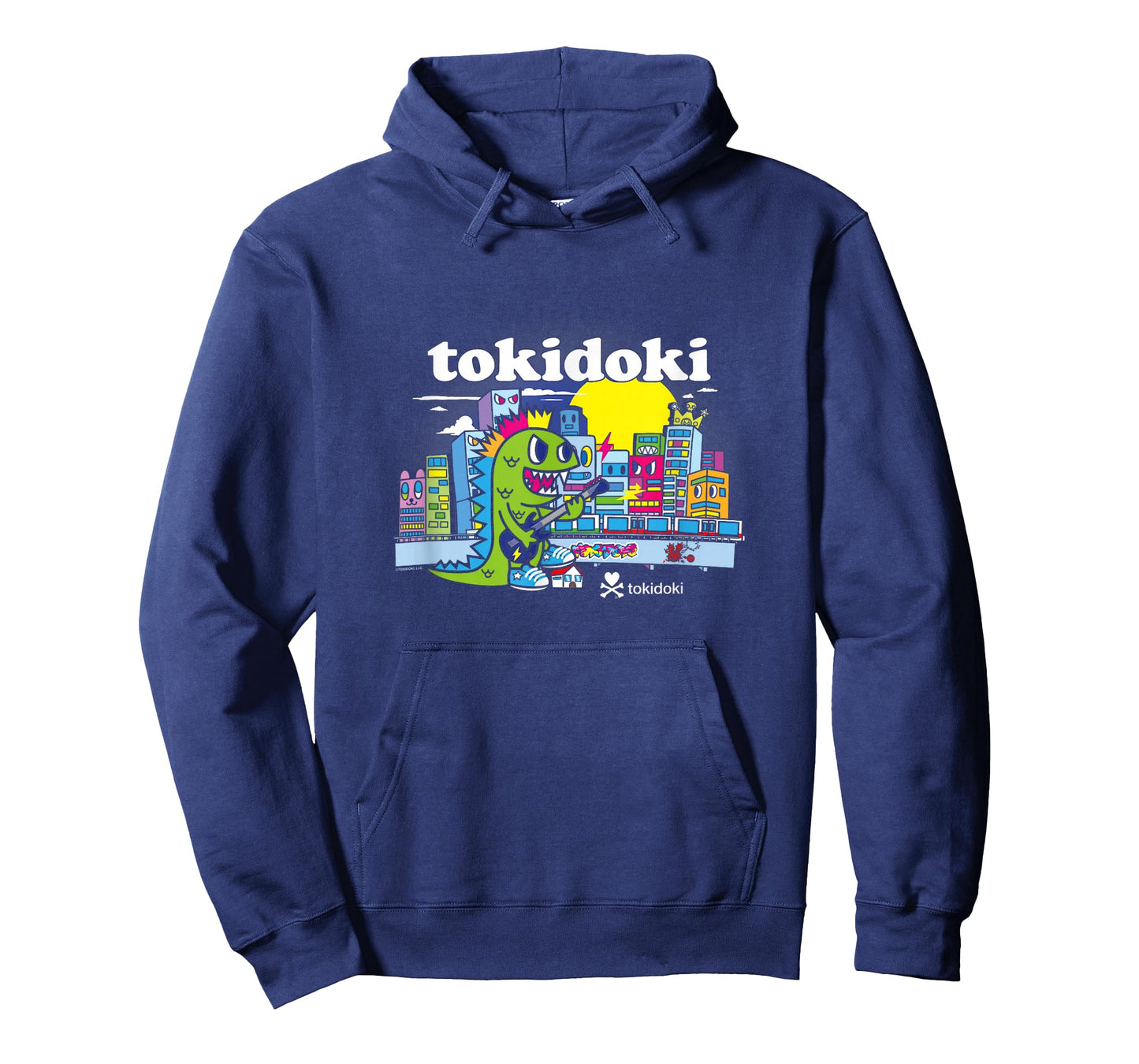 Tokidoki Punk Kaiju Rocking Around The City Retro T-Shirt