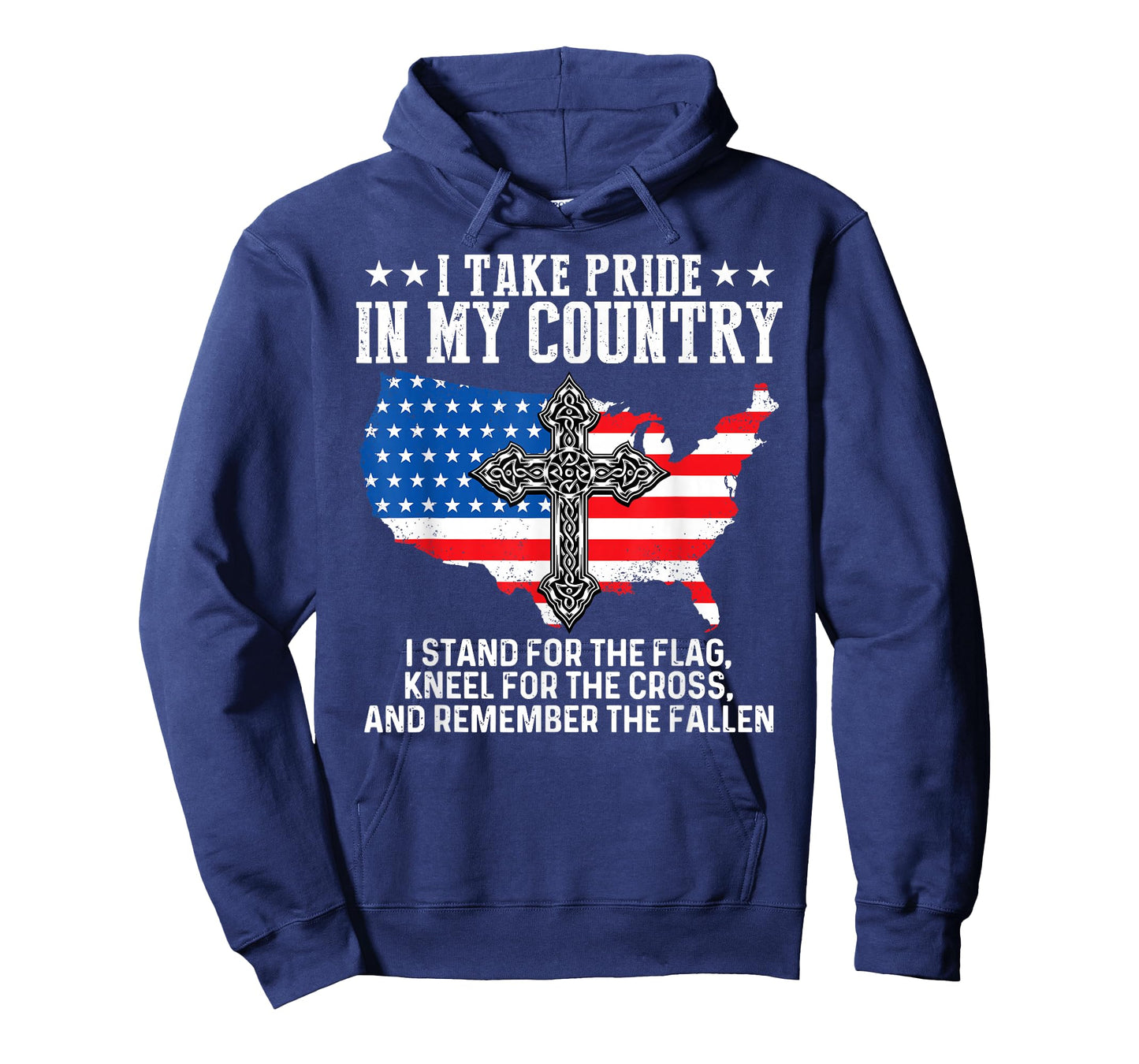 I Take Pride In My Country USA Flag 4th July Patriotic Tee T-Shirt