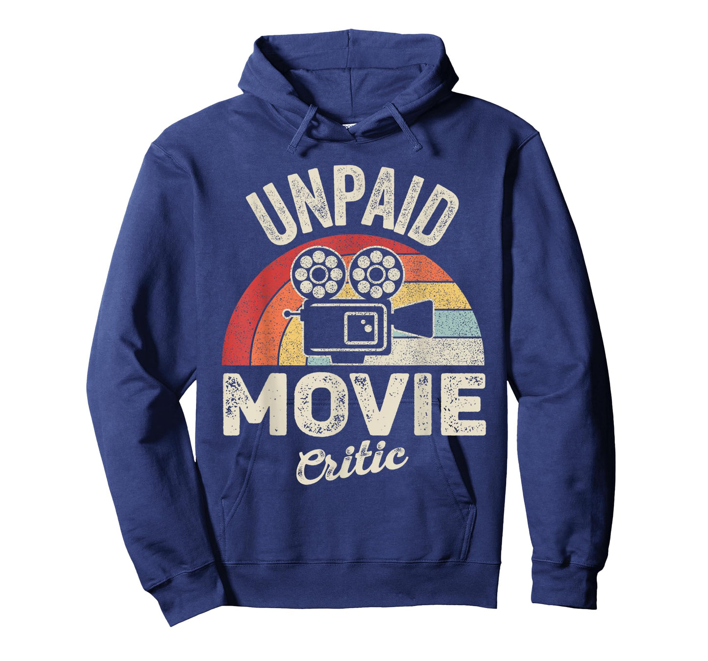 Unpaid Movie Critic Retro Vintage Film Cinema Motion Picture T-Shirt