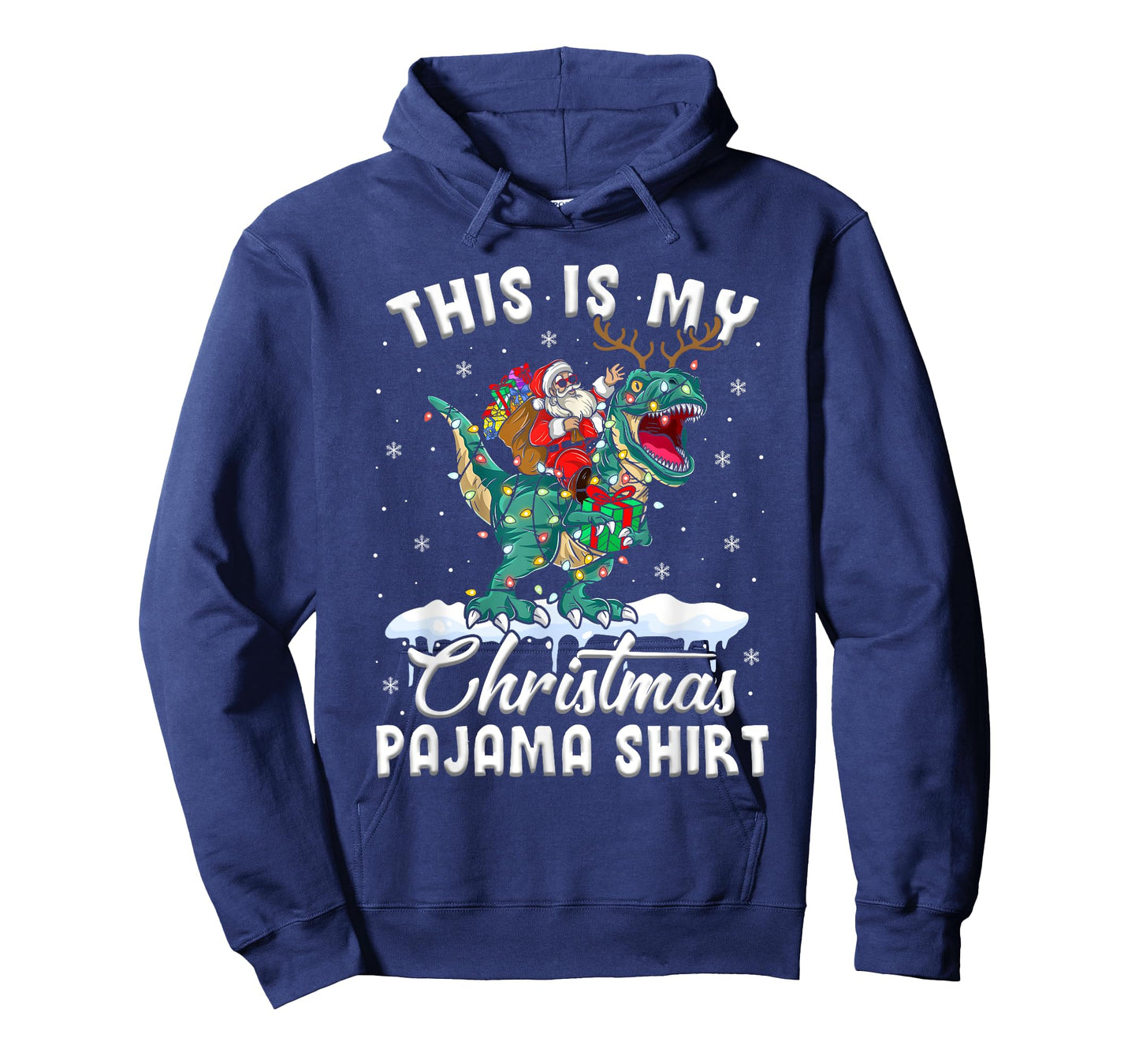 This Is My Christmas Pajama Shirt T-Rex Dinosaur Christmas T-Shirt