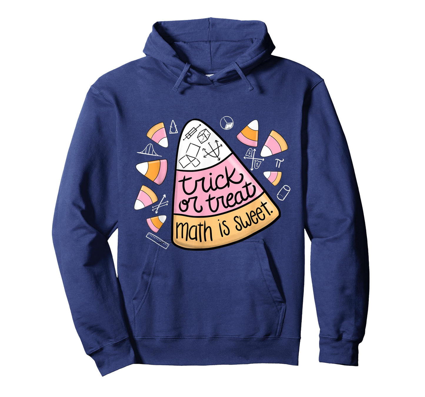 Trick or Treat Halloween Math is Sweet Candy Corn Funny T-Shirt