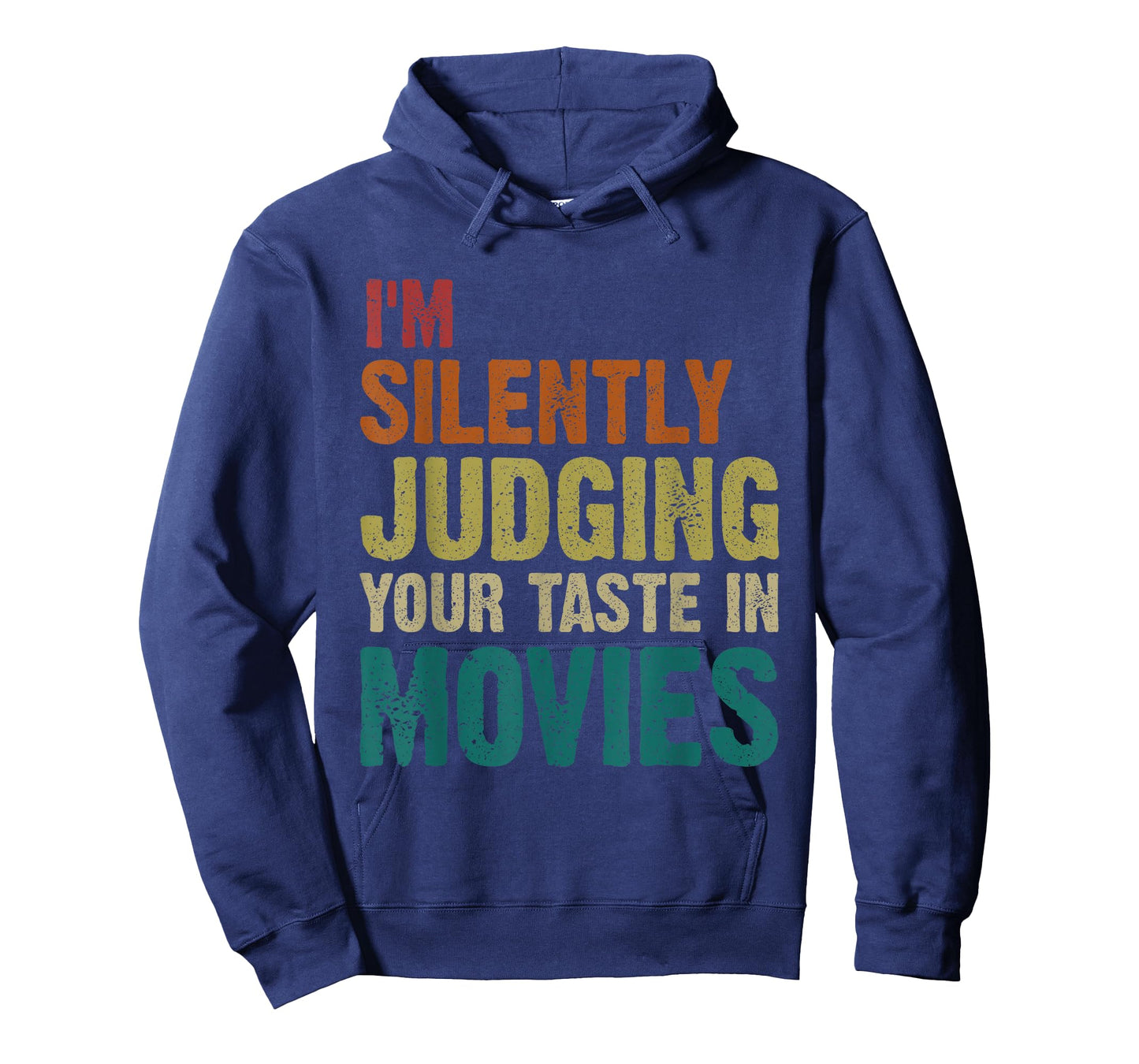 Judging Your Taste in Movies Motion Picture Fan Film Cinema T-Shirt, Small, Black