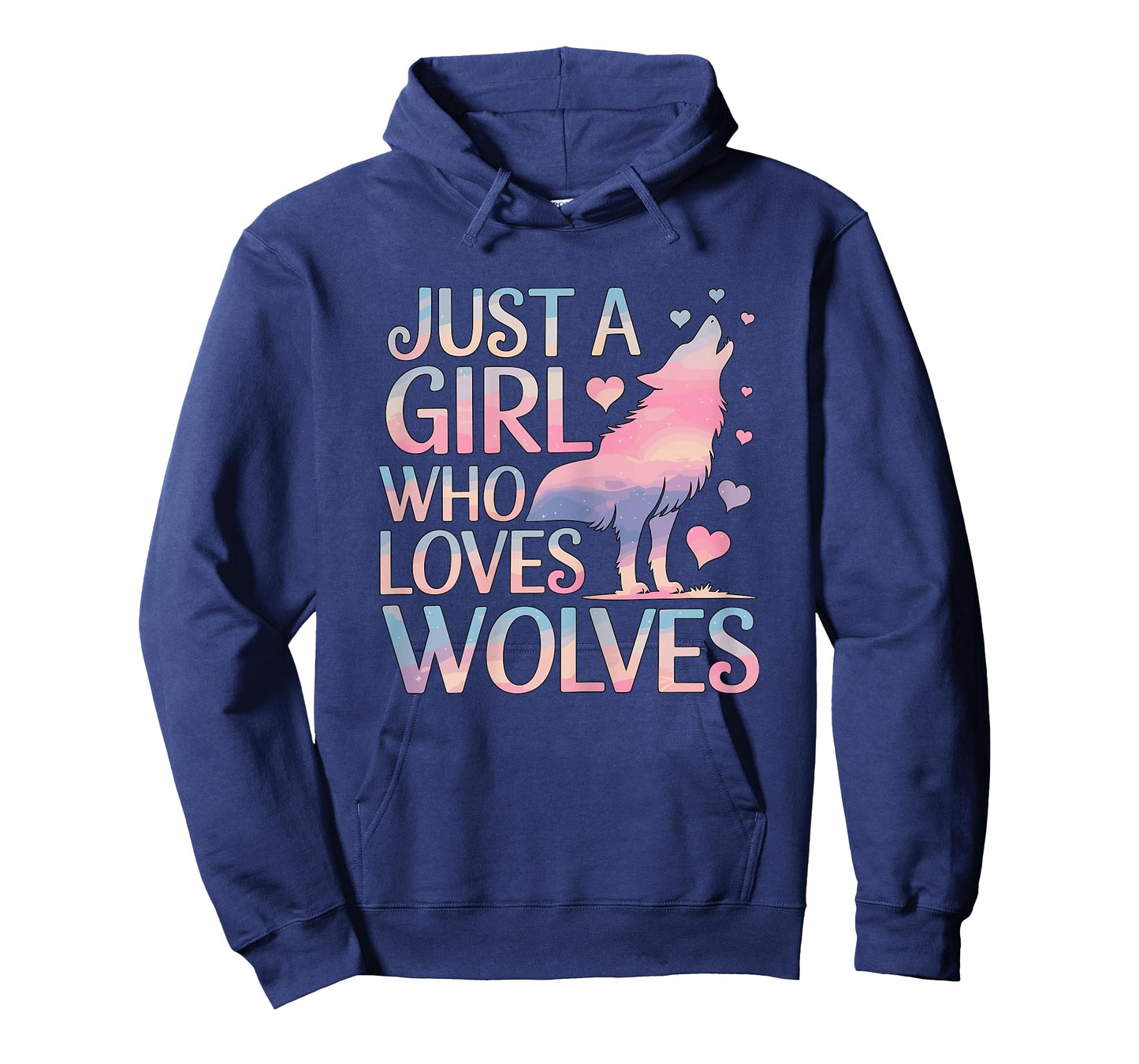 Just a Girl Who Loves Wolves Wolf T-Shirt