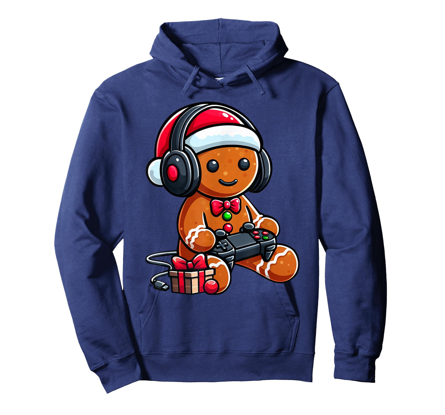 Funny Christmas Gamer Gingerbread Xmas Gaming Men Boys Kids T-Shirt