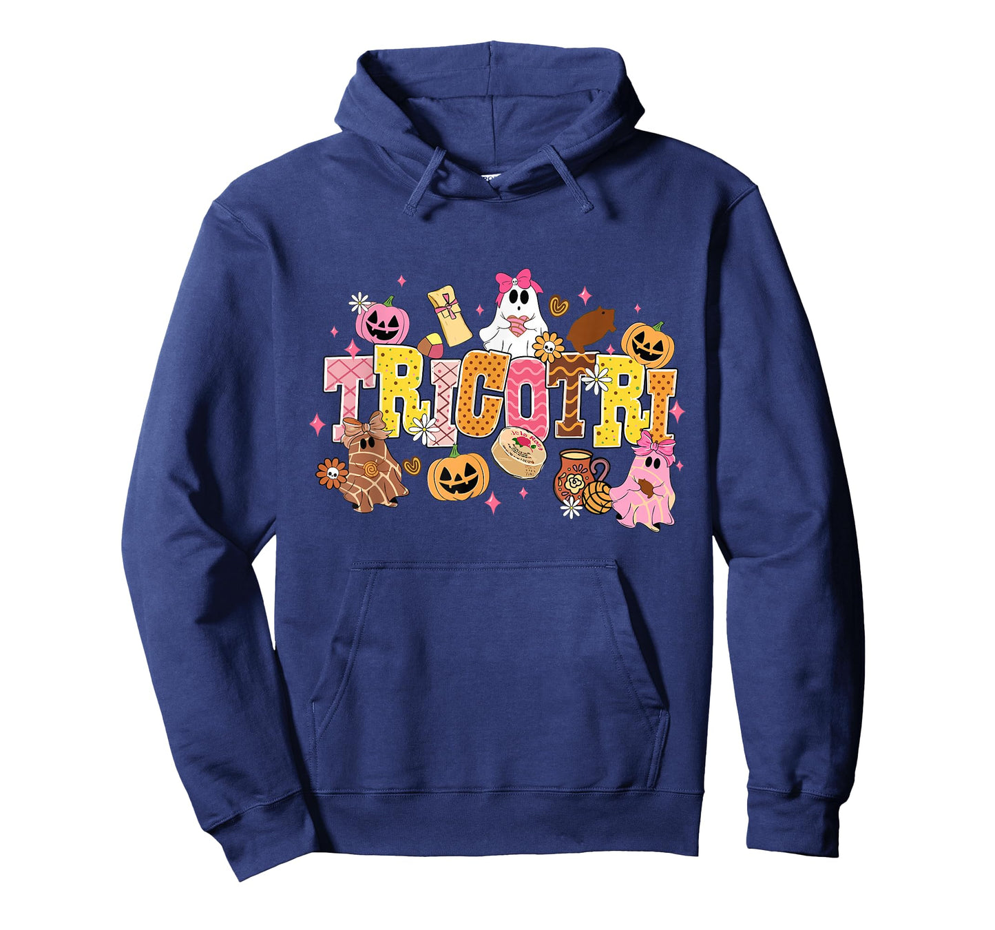 Coquette Floral Ghost TricoTri Halloween Ghost Pumpkin Women T-Shirt
