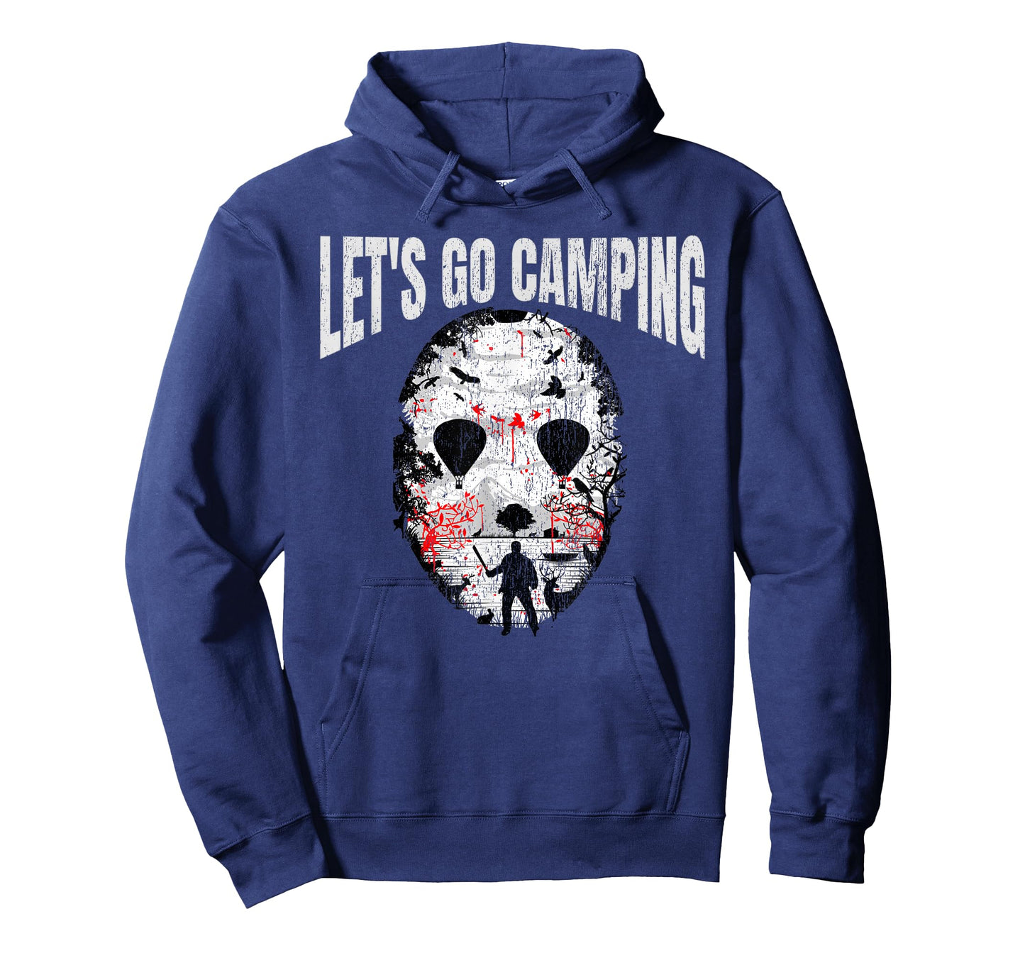 Let's Go Camping Serial Killer Horror Camp Halloween T-Shirt