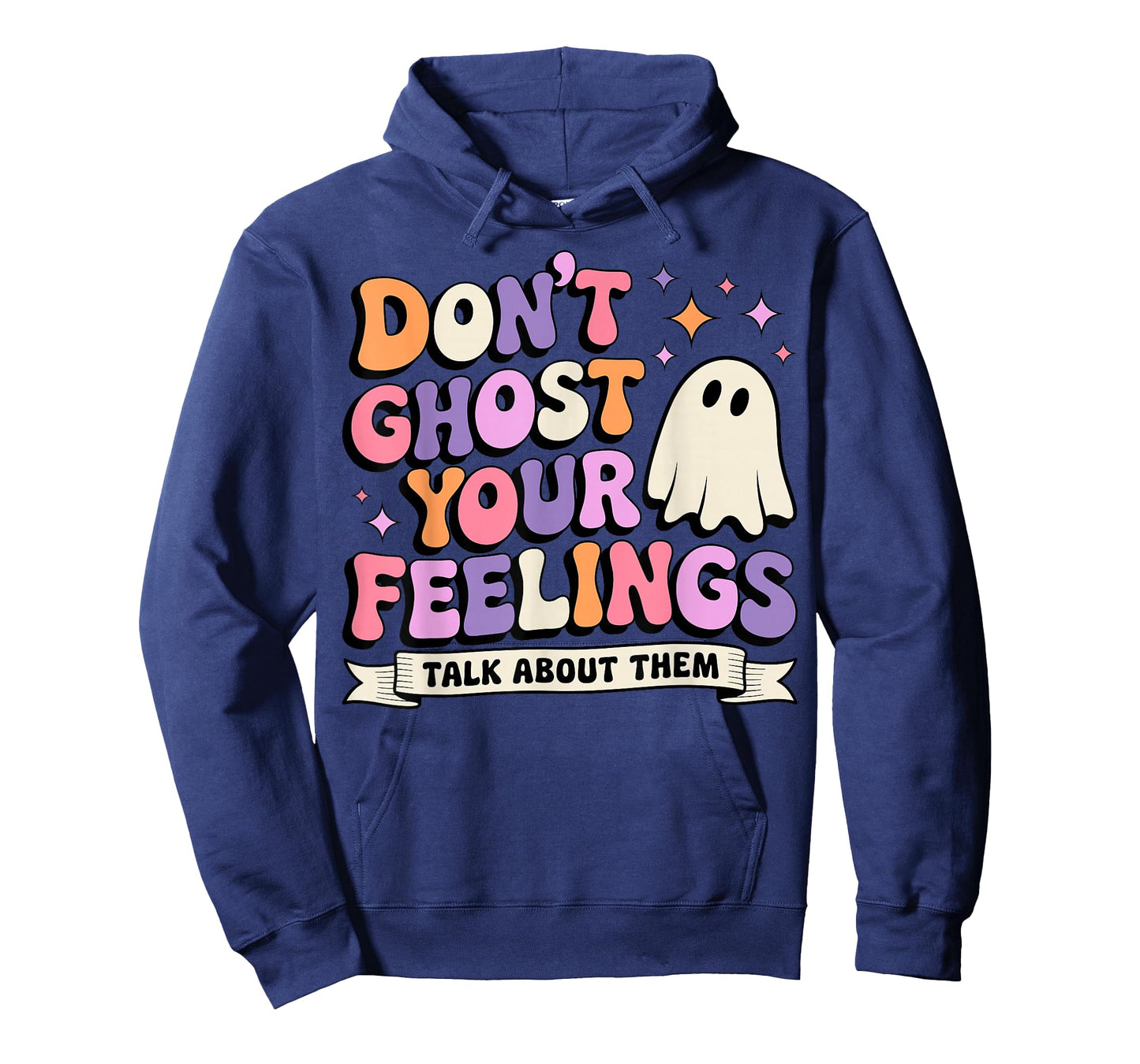 Women Don't Ghost Your Feelings Halloween School Counselor T-Shirt