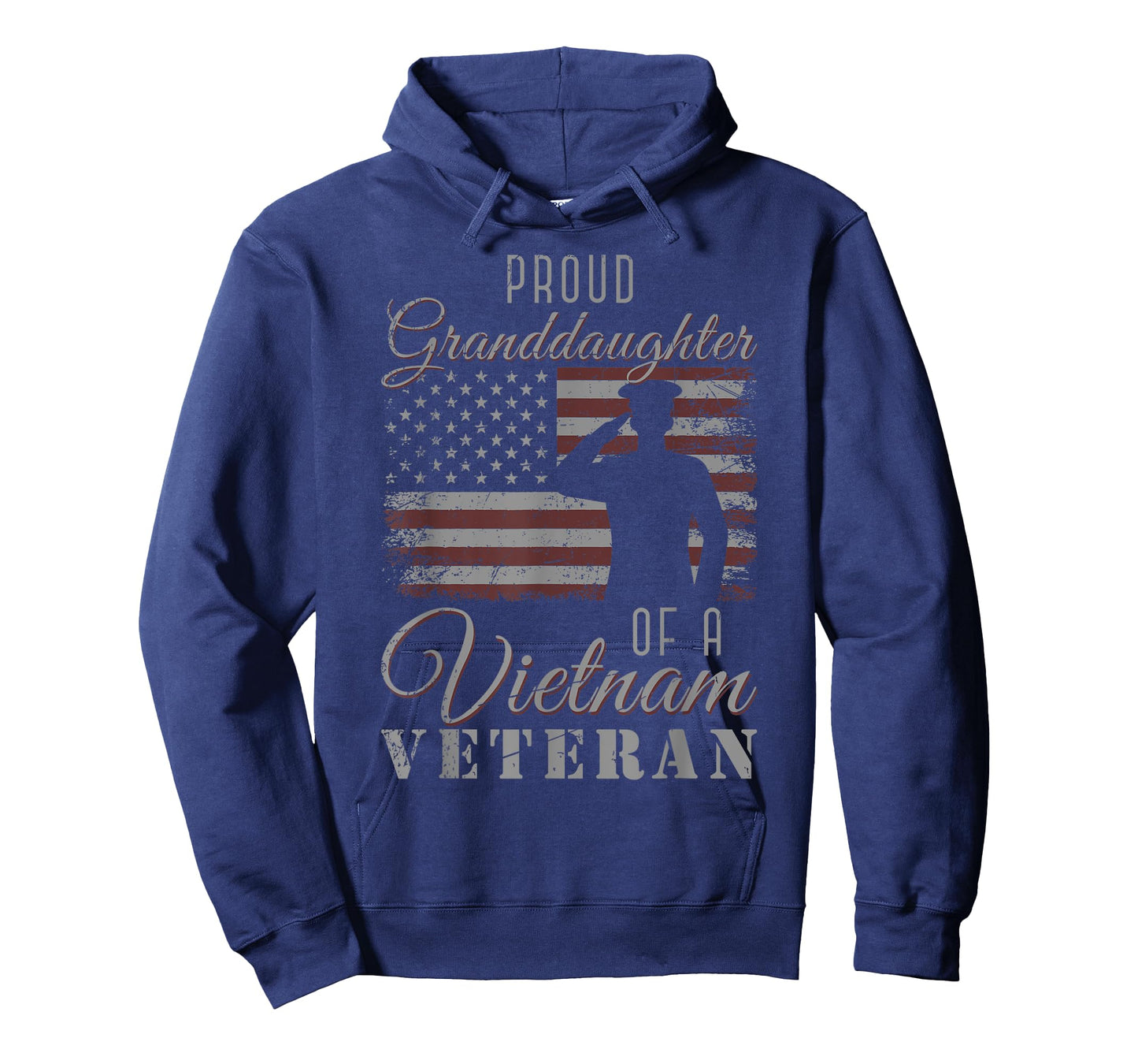 Proud Granddaughter US Flag 4th Of July Vietnam Veteran T-Shirt