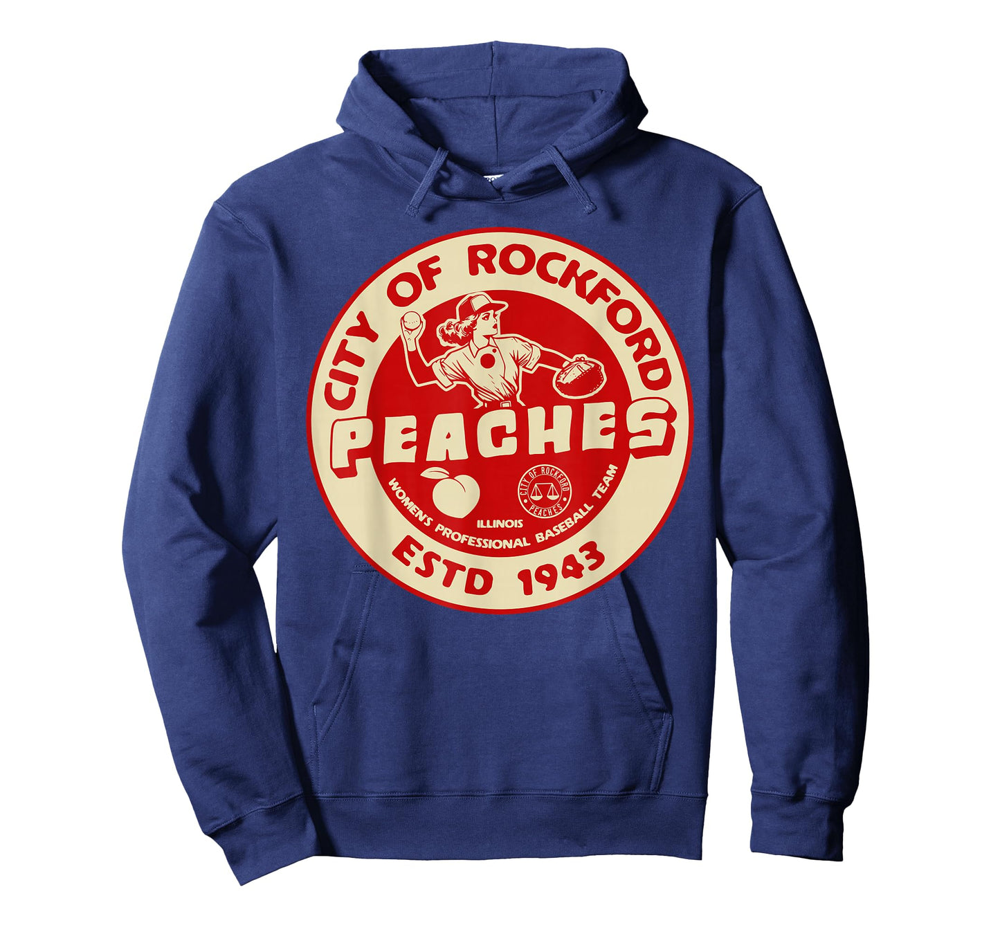 Rockford Peaches Baseball 1943 T-Shirt