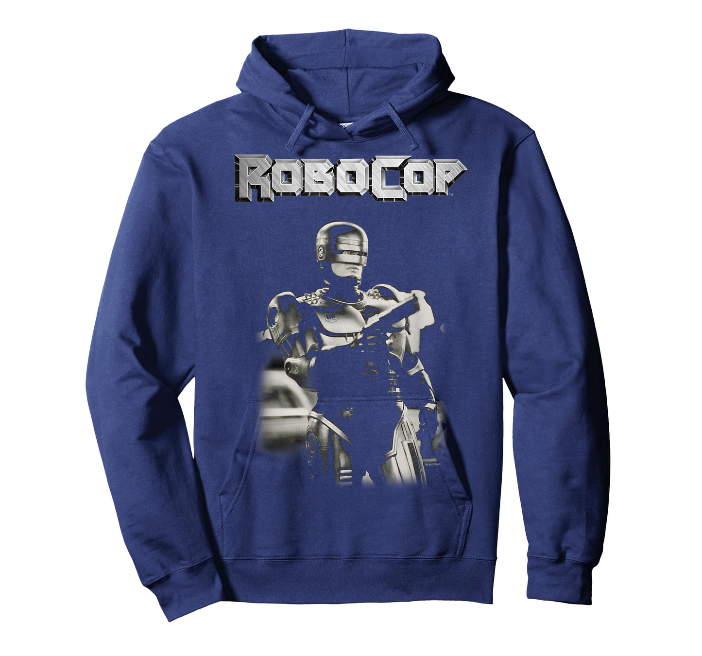 Robocop Black and White Action Pose Logo Poster T-Shirt