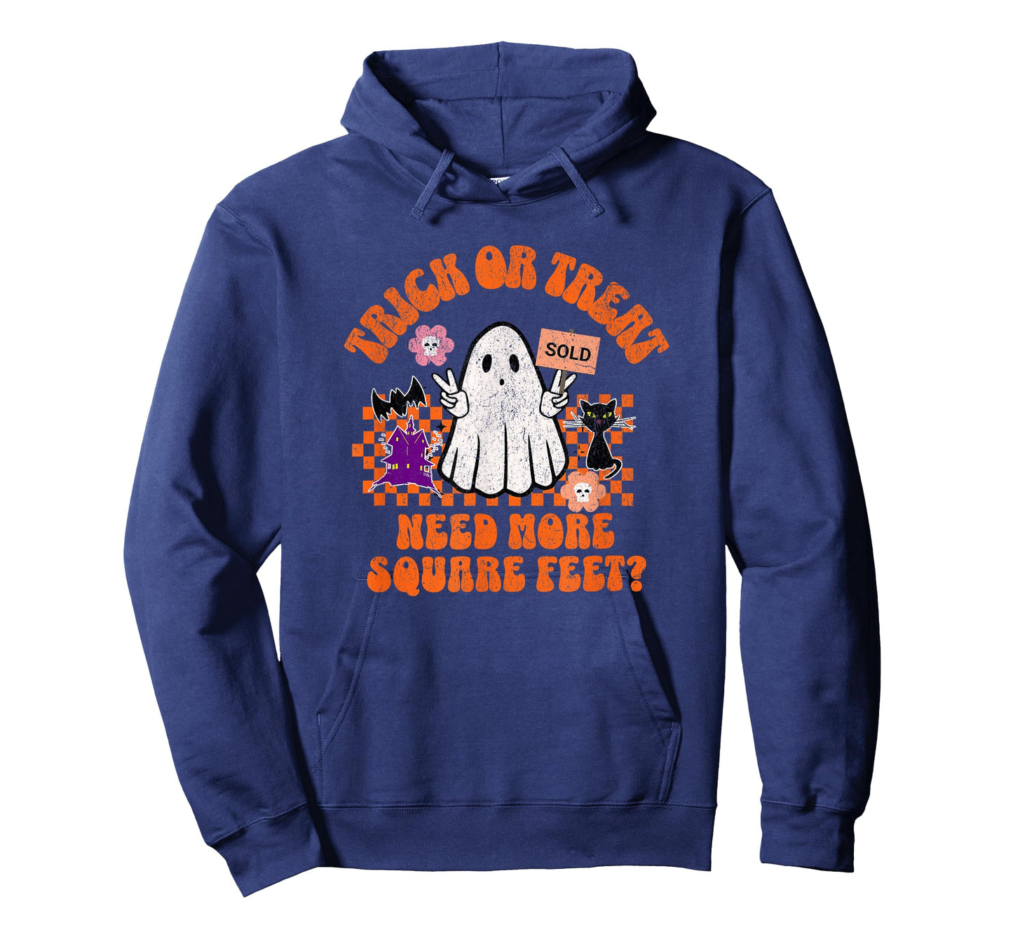 Trick or Treat Need More Square Feet for Female Realtors T-Shirt