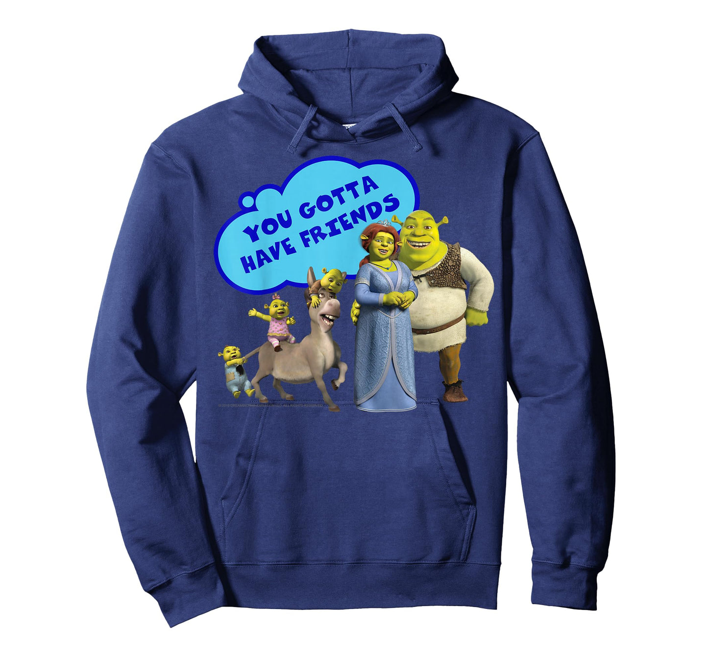 Shrek Donkey You Gotta Have Friends Bubble Text Poster T-Shirt