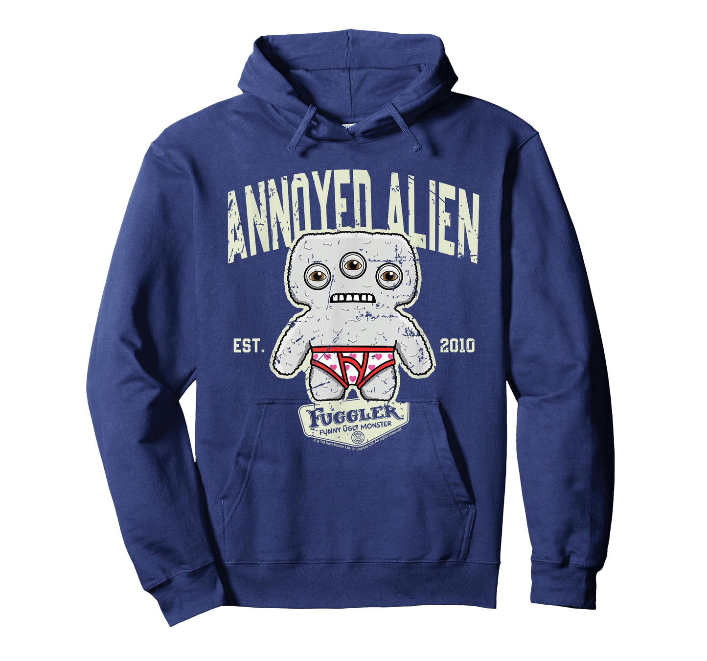 Annoyed Alien Grey Budgie Fuggler College Sports T-Shirt