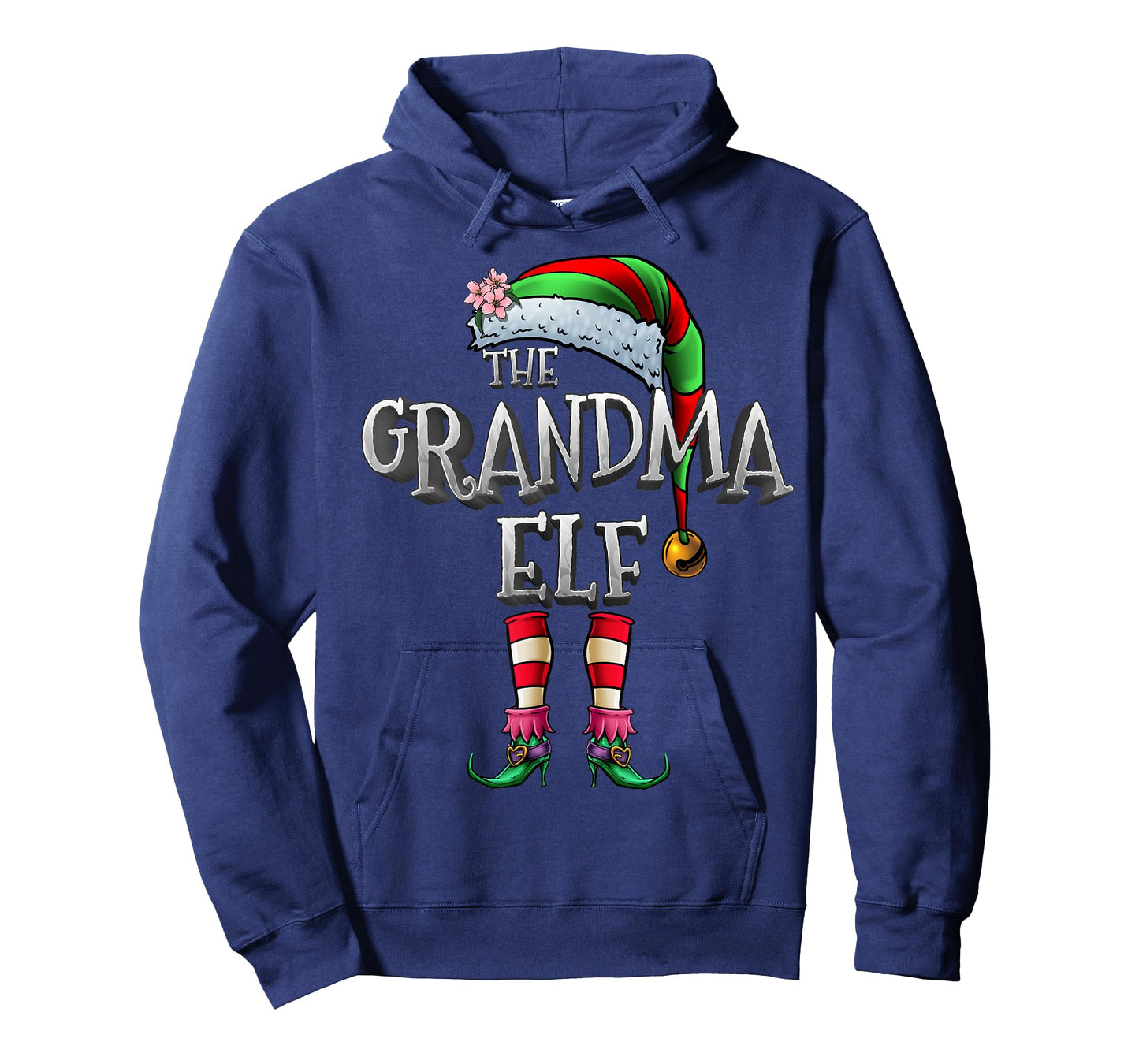 The Grandma Elf Shirt Matching Family Funny Christmas Elf T-Shirt