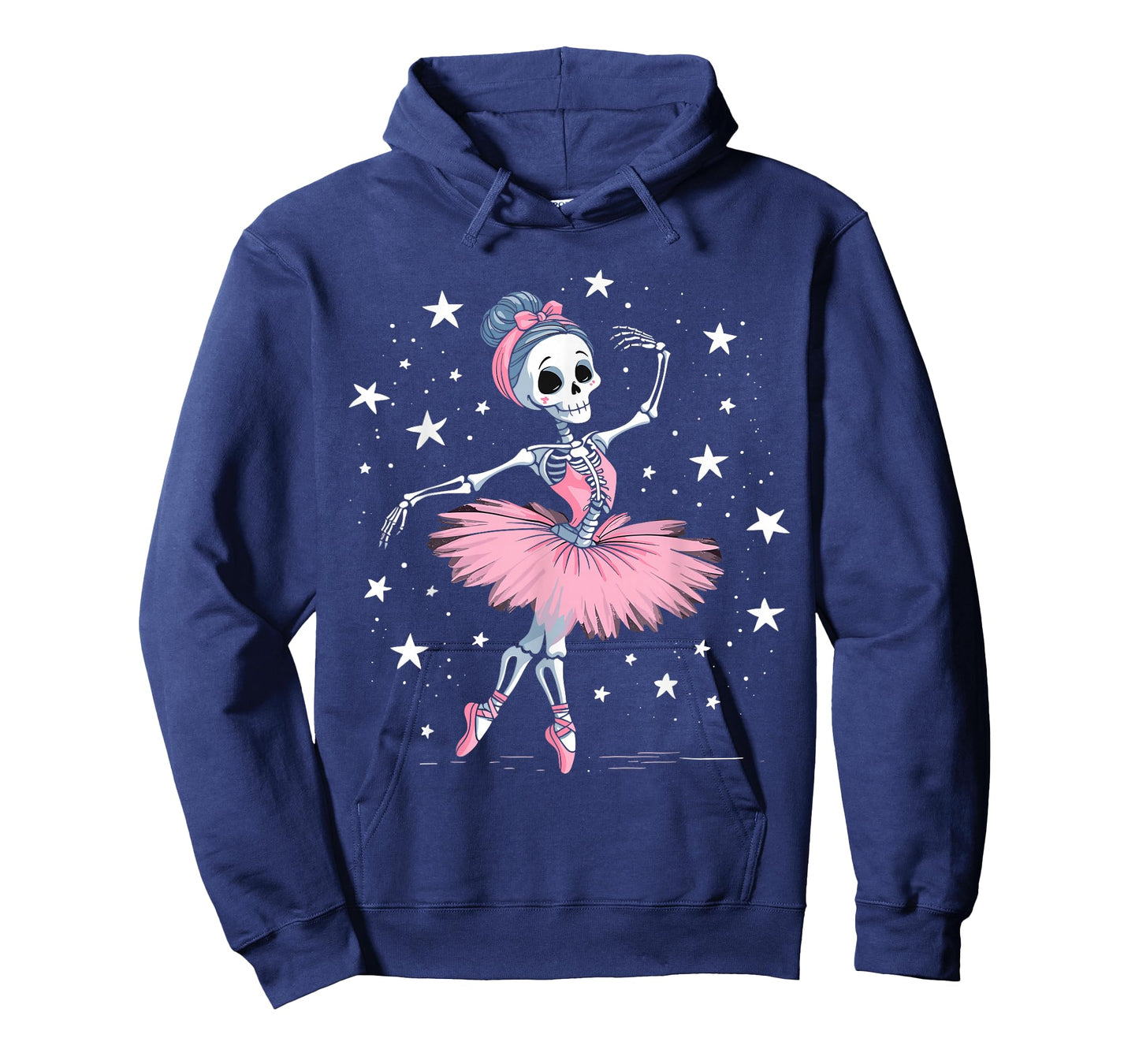 Skeleton Ballerina Ballet Dance Cute Halloween Costume Girls T-Shirt