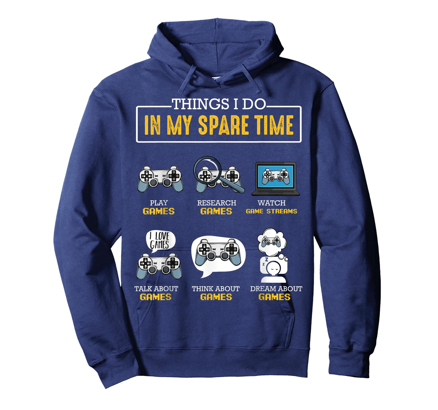 Things I Do In My Spare Time Gamer Controller Video Games T-Shirt