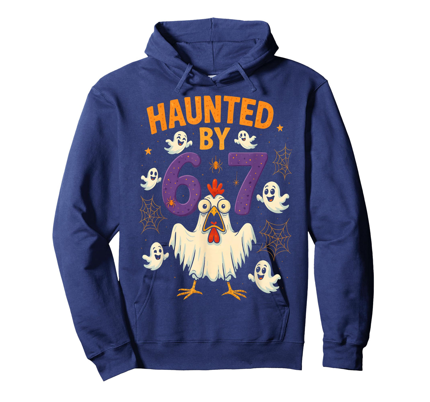 HUGvyn Haunted by 67 Meme Chicken Ghost Halloween Six Seven T-Shirt
