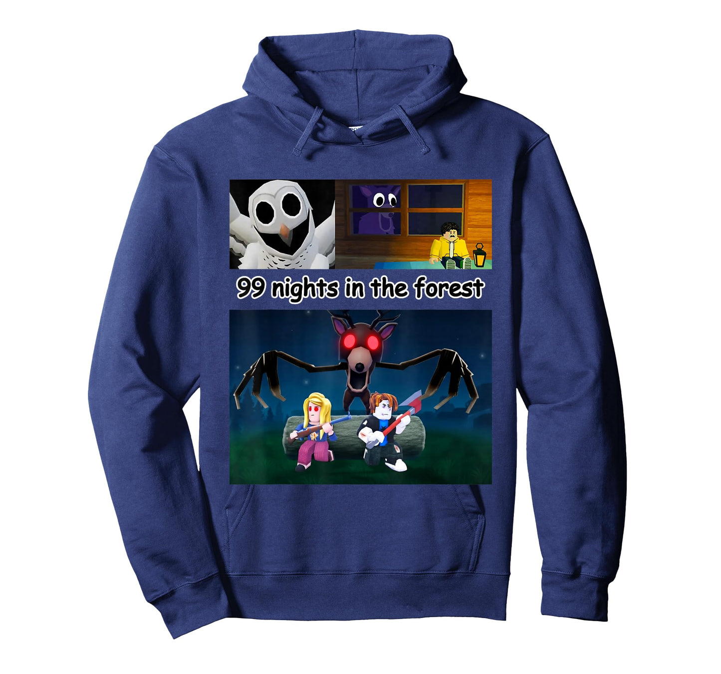 99 Nights Halloween Gamer Deer in The Forest Kids T-Shirt