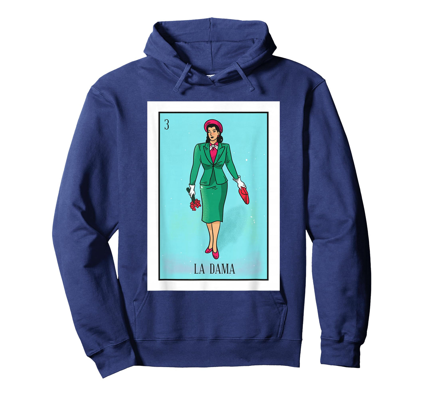 La Lady Lottery Gift La Donna Mexican Card Lottery T-Shirt