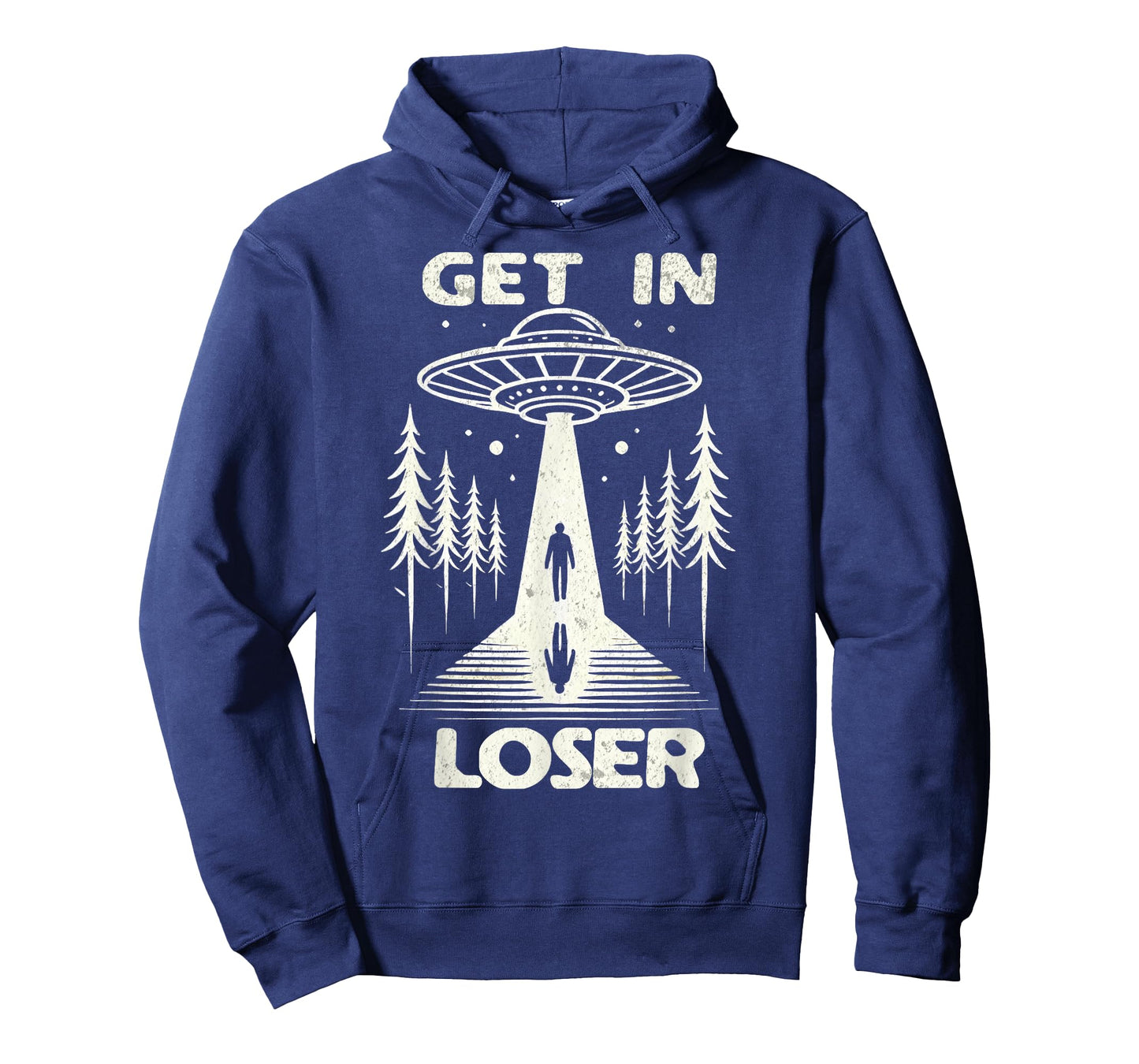 Get In Loser, Alien Conspiracy Believe Abduction Alien UFO T-Shirt