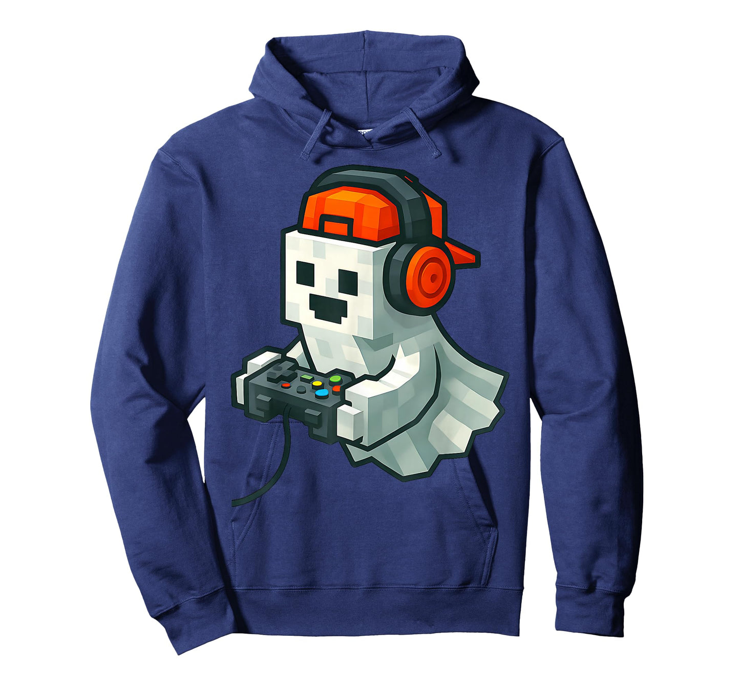Halloween Ghost Gamer Funny Pixel Video Gaming Boys Men Kids T-Shirt