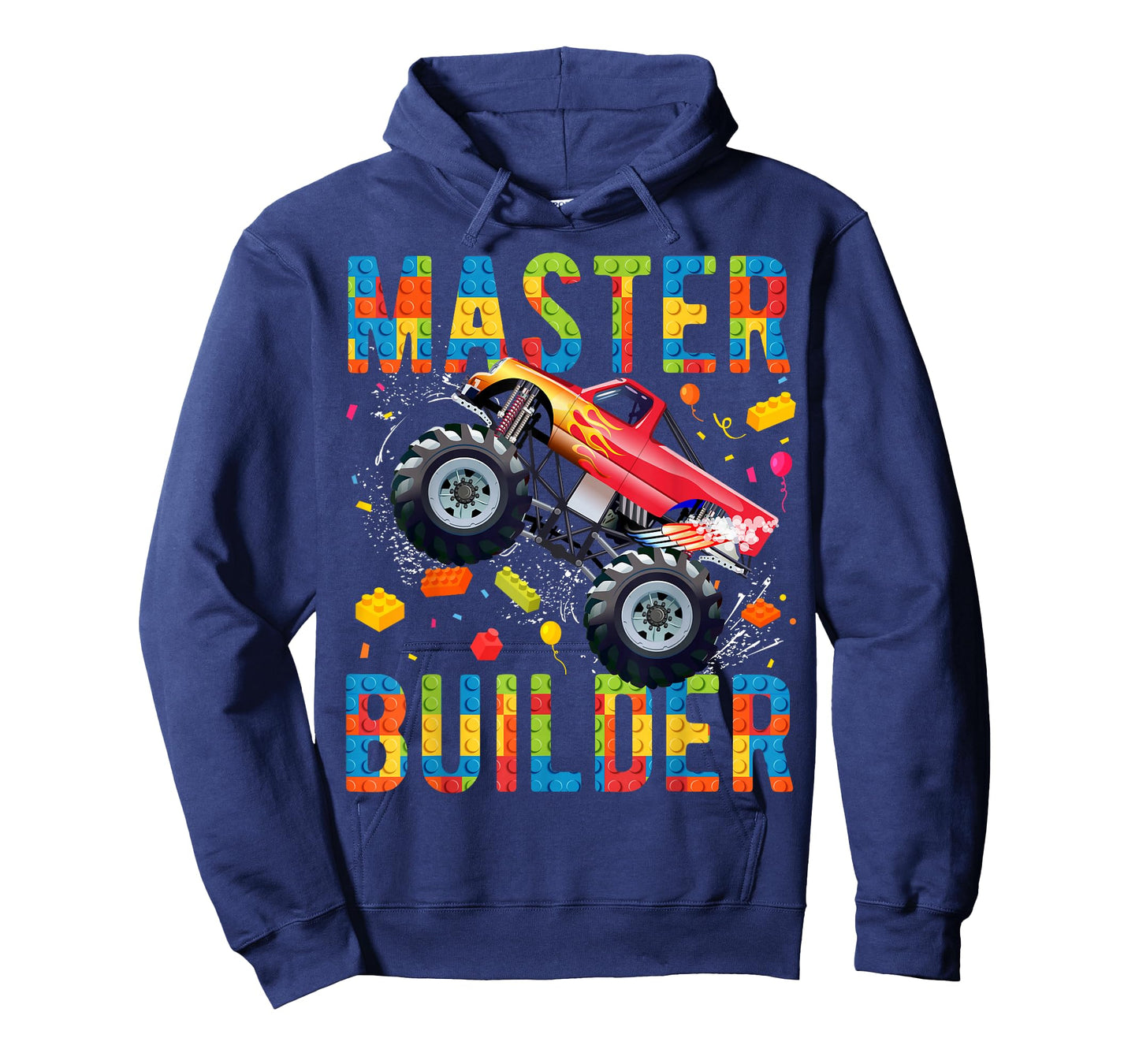 Master Builder Building Blocks Monster Truck T-Shirt