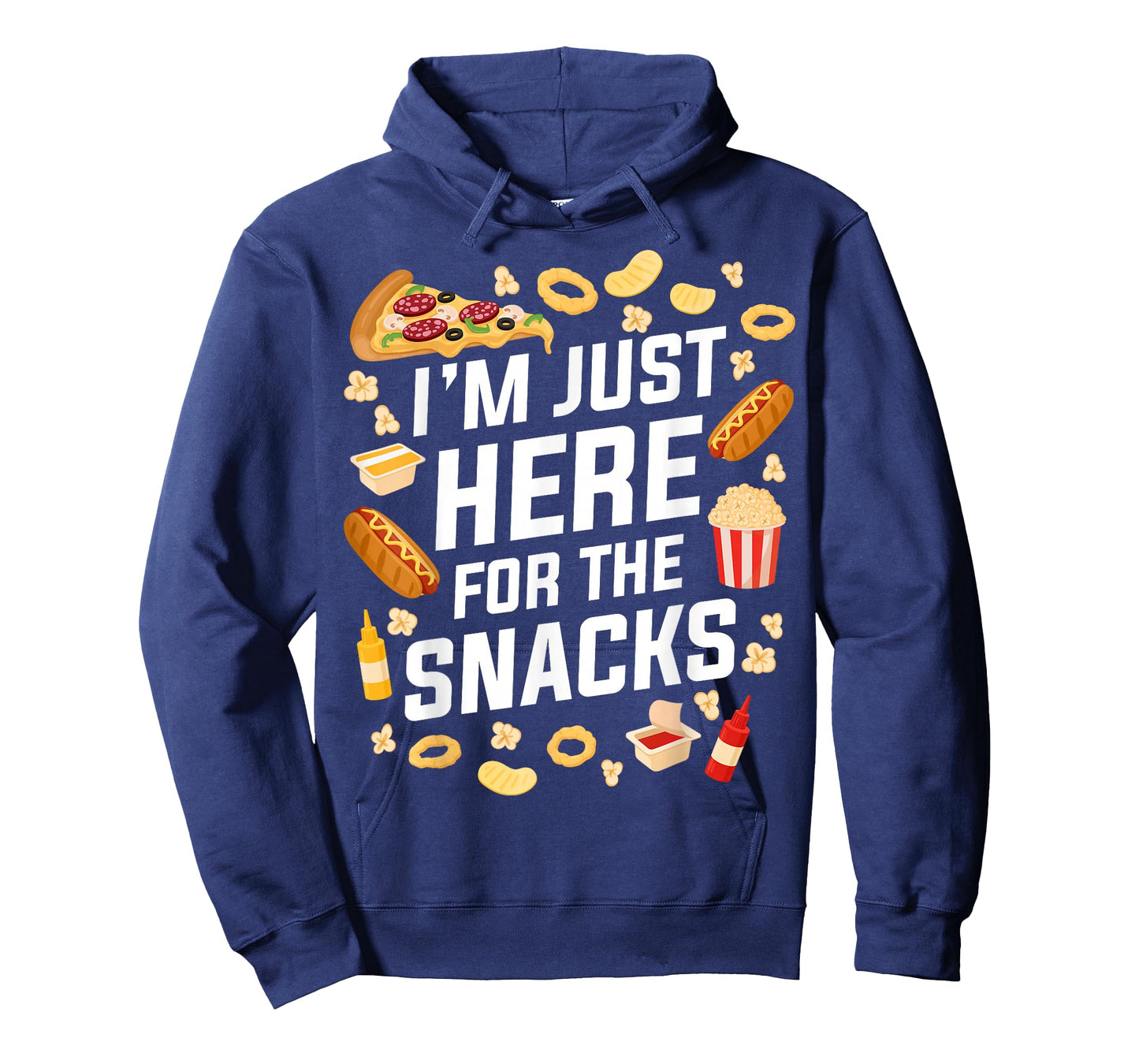 I'm Just Here for The Snacks for Food Lovers at Parties T-Shirt