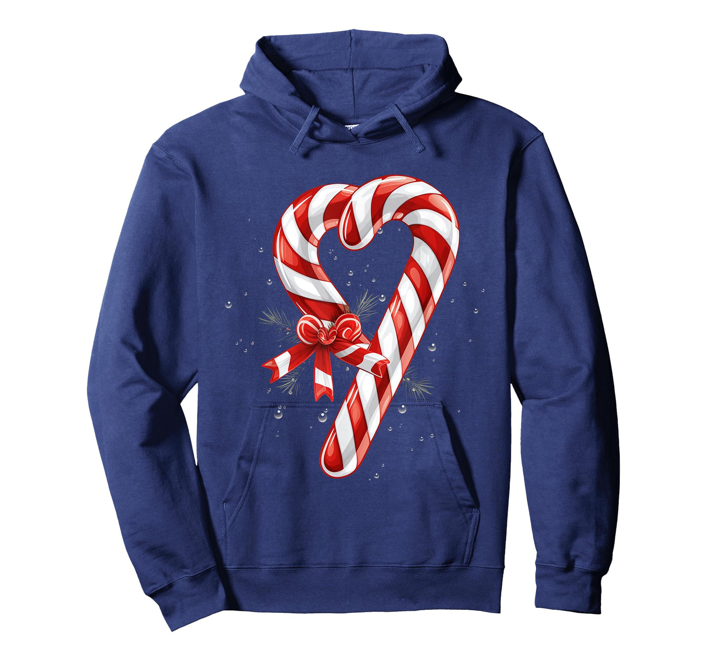 Giant Candy Cane Heart Christmas Gifts Red and White Candy T-Shirt