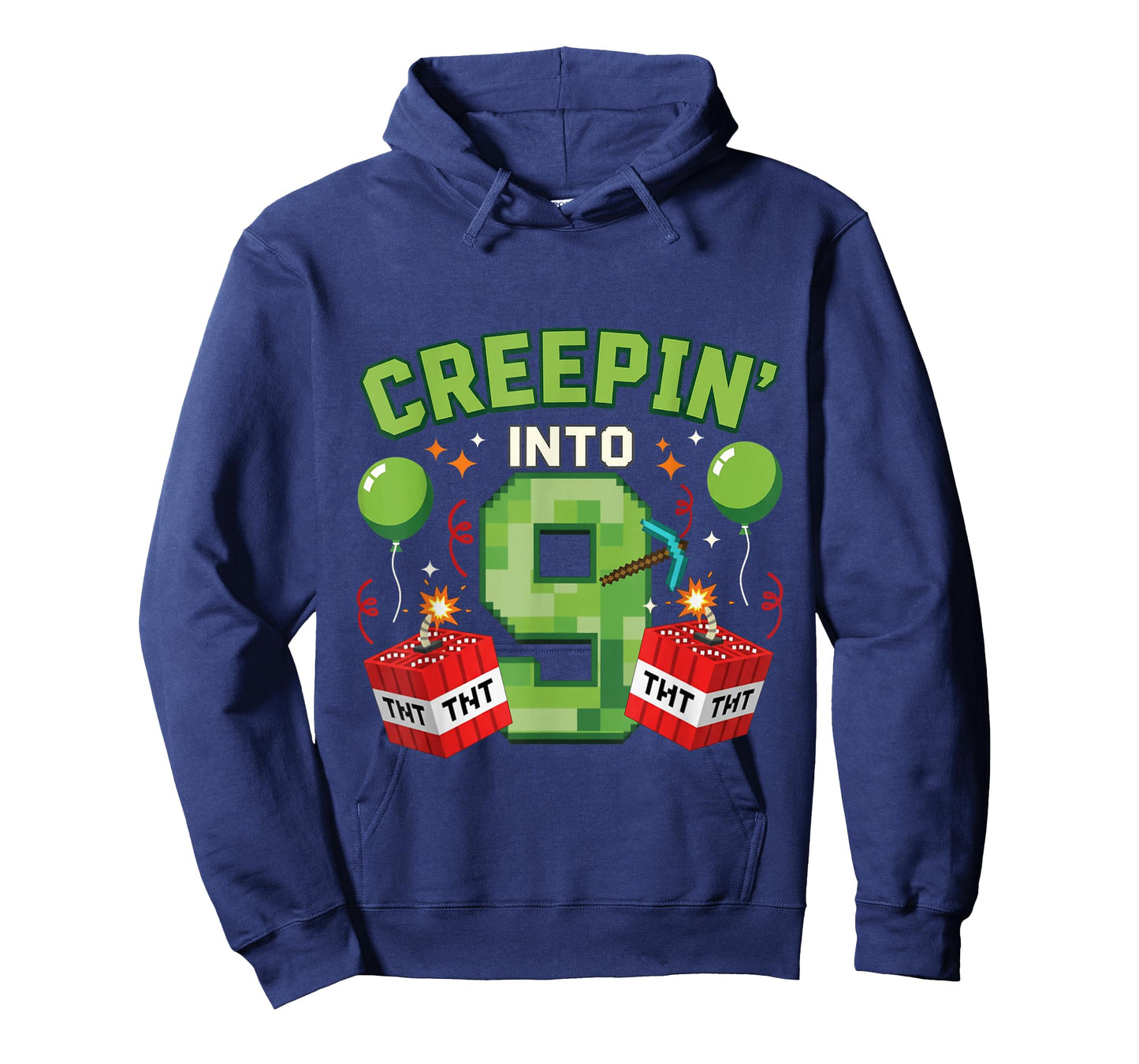 It's My 9th Birthday Boy Gamer Creepin’ Into 9 Gamer Pixel T-Shirt